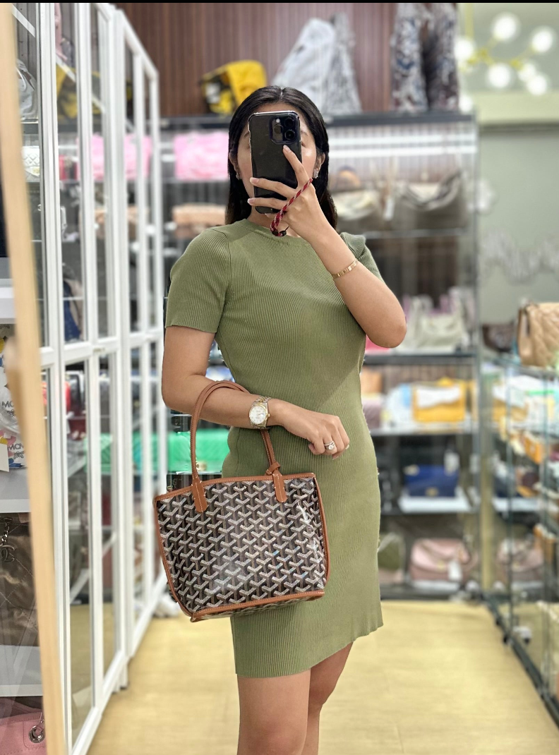 Mini Anjou Tote Bag in Noir Et Naturel | Purse Maison Luxury Bags Shop