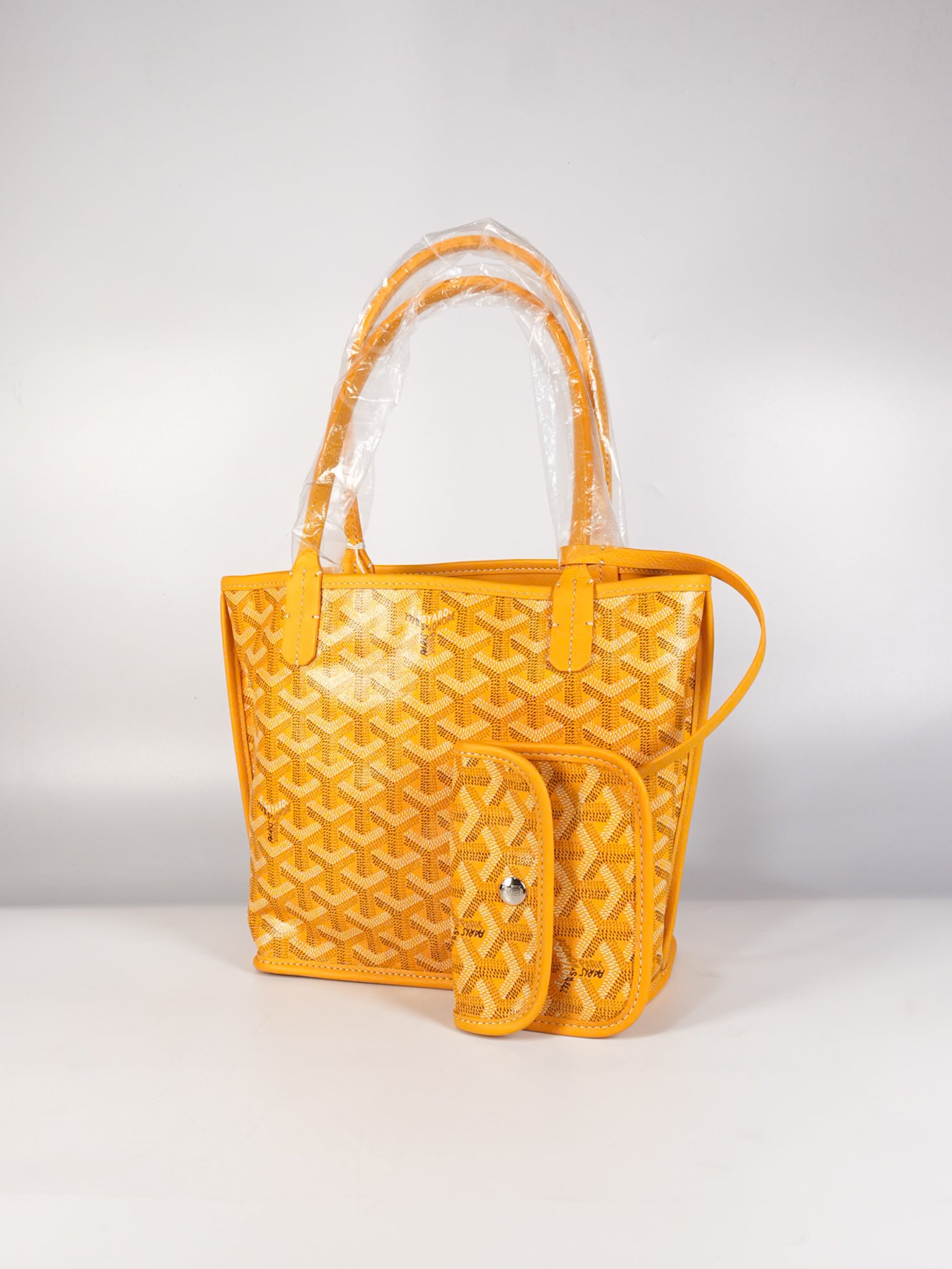 Mini Anjou Yellow in Goyardine Canvas | Purse Maison Luxury Bags Shop