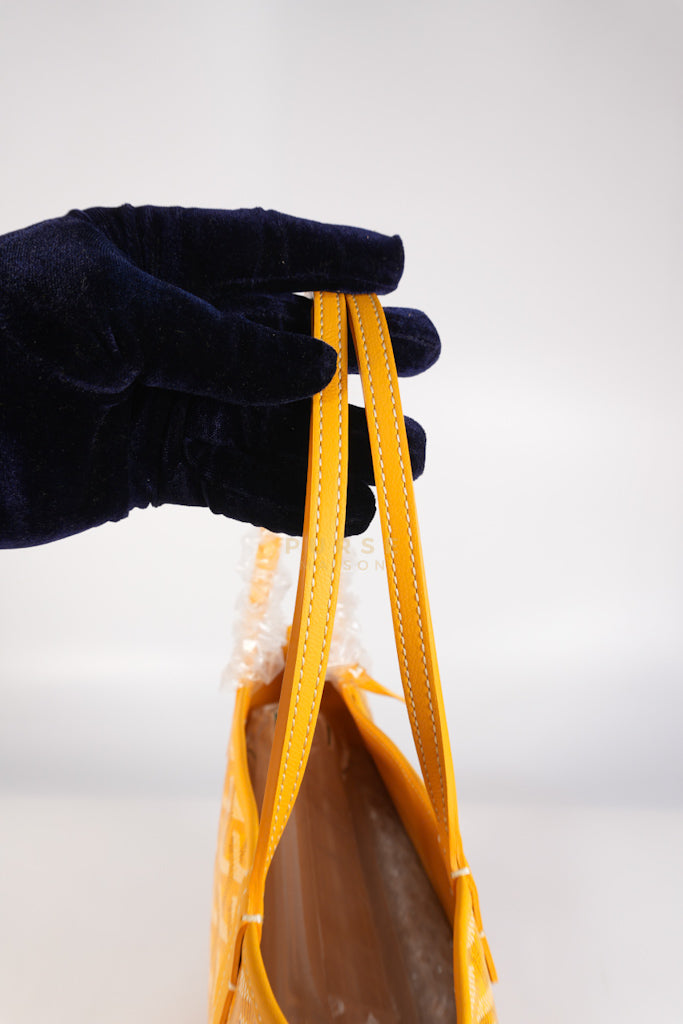 Mini Anjou Yellow in Goyardine Canvas | Purse Maison Luxury Bags Shop