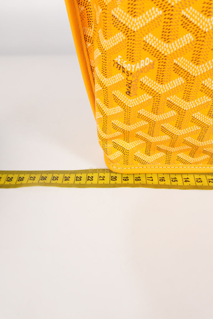 Mini Anjou Yellow in Goyardine Canvas | Purse Maison Luxury Bags Shop