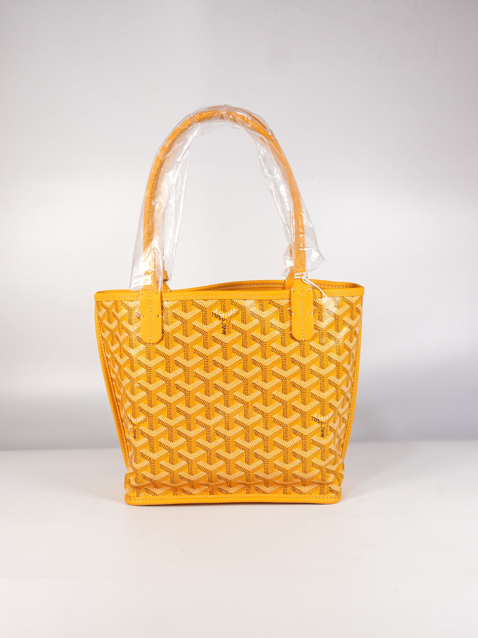 Mini Anjou Yellow in Goyardine Canvas | Purse Maison Luxury Bags Shop