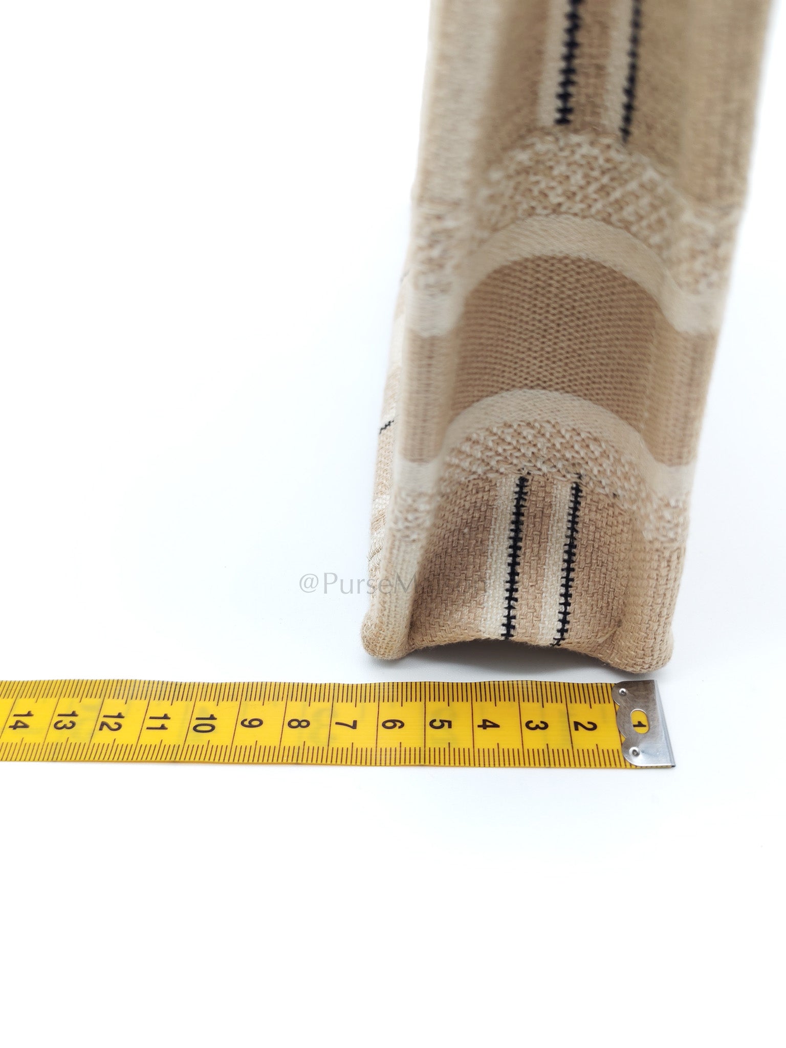 Mini Book Tote in Beige Embroidered Canvas | Purse Maison Luxury Bags Shop