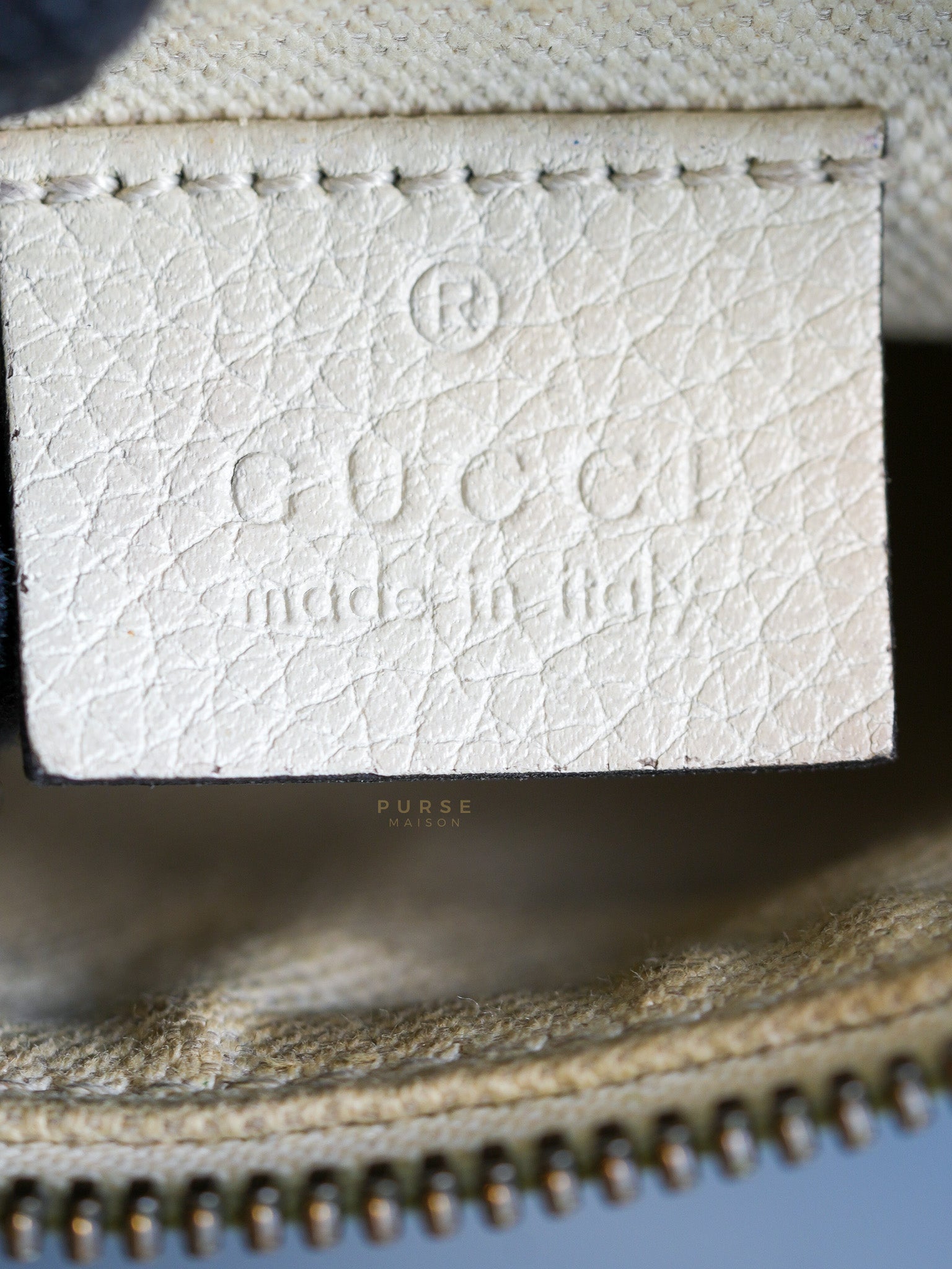 Mini Bum Belt Bag in Off White | Purse Maison Luxury Bags Shop