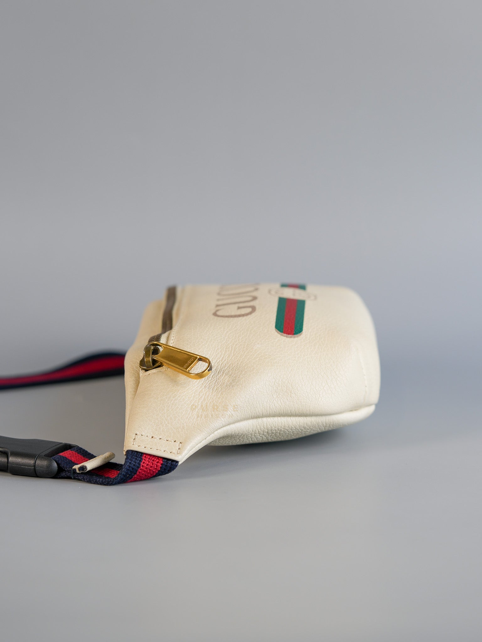 Mini Bum Belt Bag in Off White | Purse Maison Luxury Bags Shop