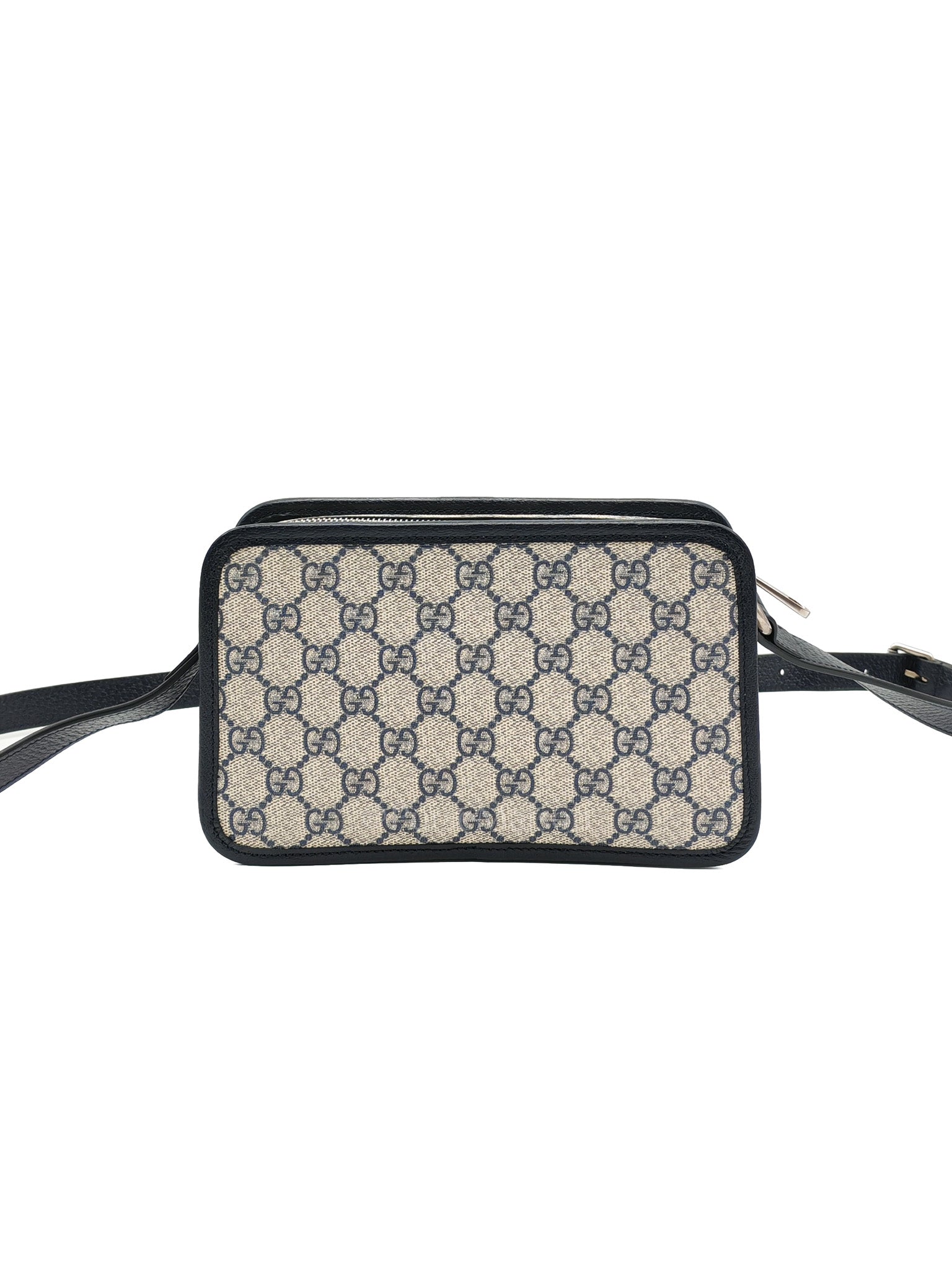 Mini Camera Bag in Blue GG Supreme Canvas | Purse Maison Luxury Bags Shop