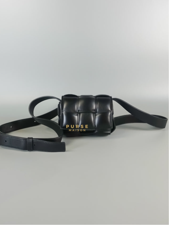 Mini Candy Padded Cassette in Black | Purse Maison Luxury Bags Shop