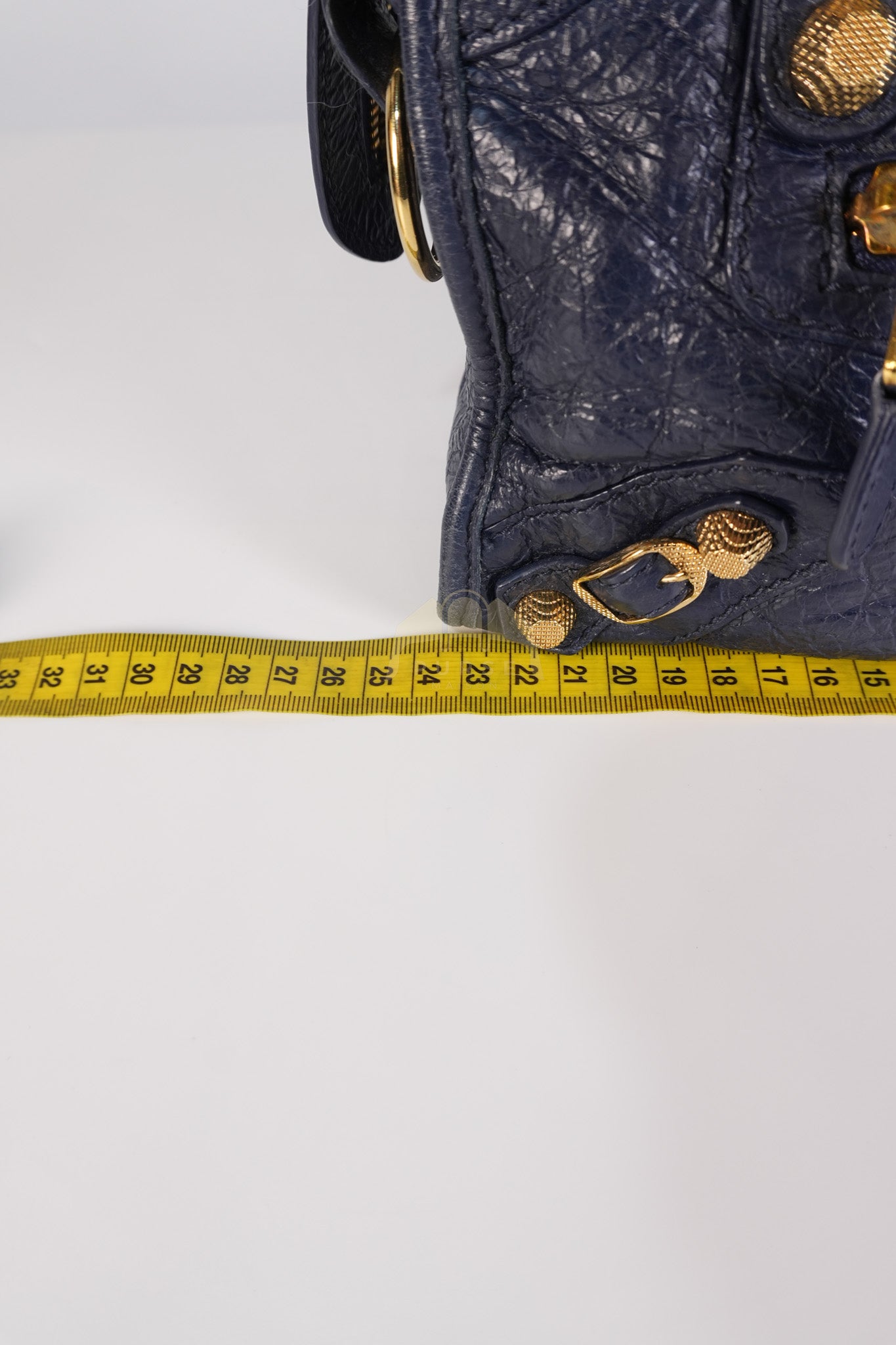 Mini City Metallic in Navy Blue Lambskin Leather Crossbody Bag | Purse Maison Luxury Bags Shop