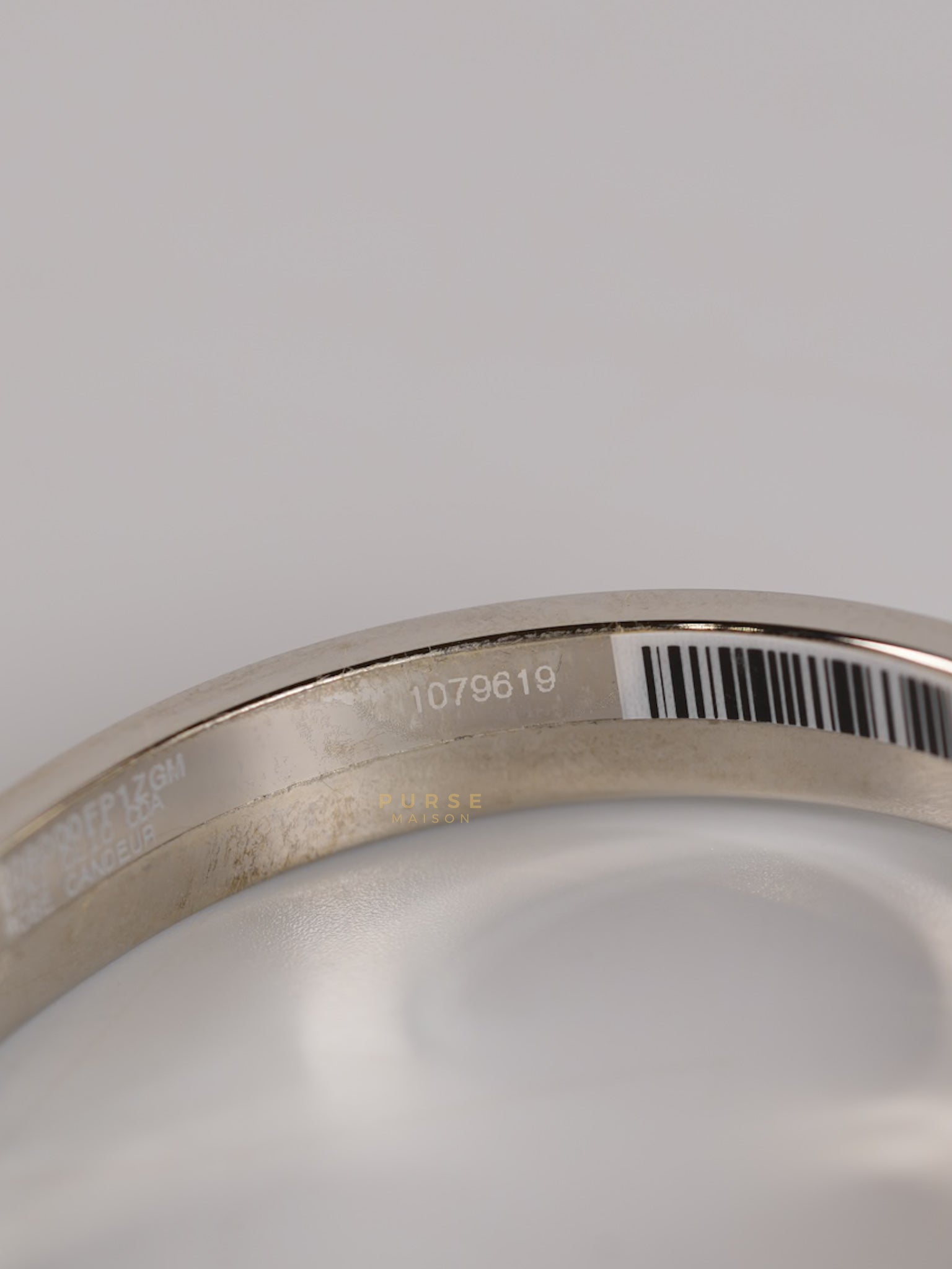 Mini Clic Chaine d'Ancre Pink Bangle in Palladium Hardware | Purse Maison Luxury Bags Shop