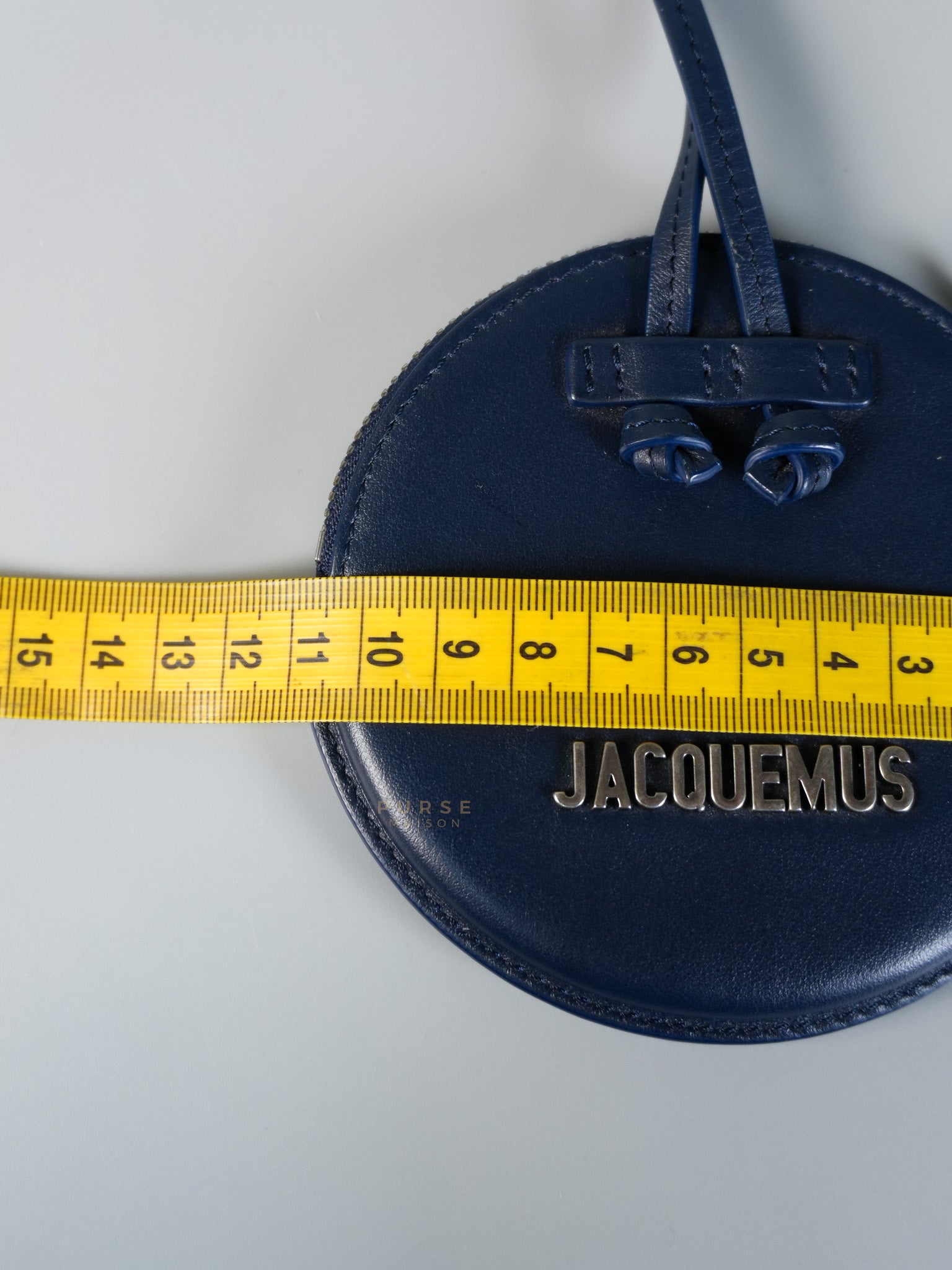 Mini Coin Purses in Navy Blue Le Pitcho Leather | Purse Maison Luxury Bags Shop