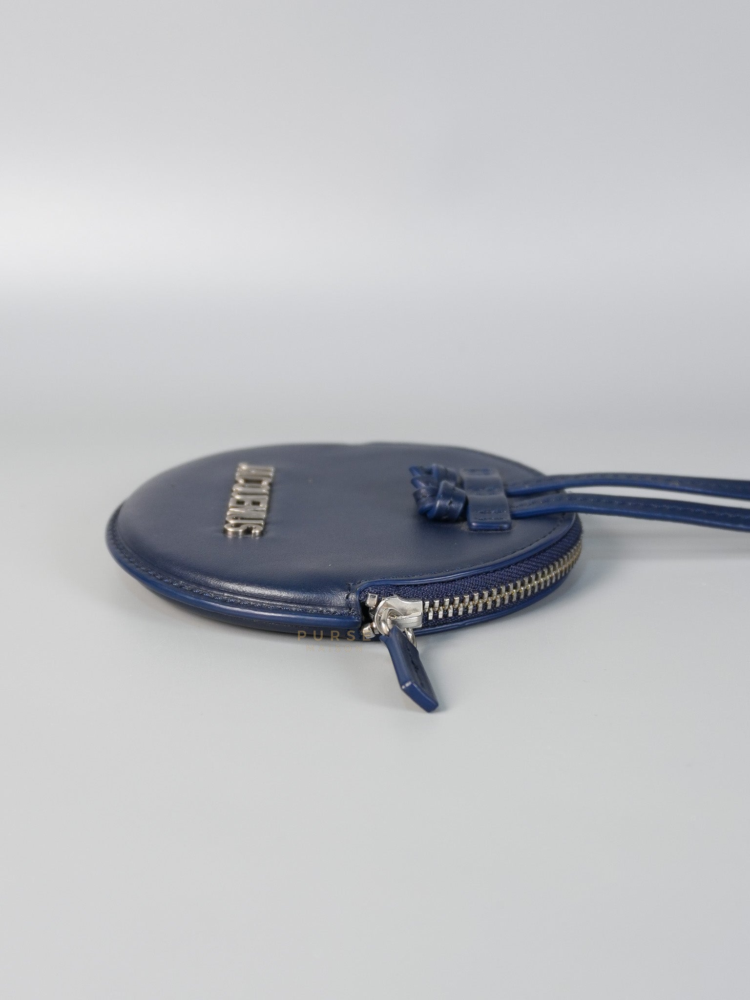 Mini Coin Purses in Navy Blue Le Pitcho Leather | Purse Maison Luxury Bags Shop