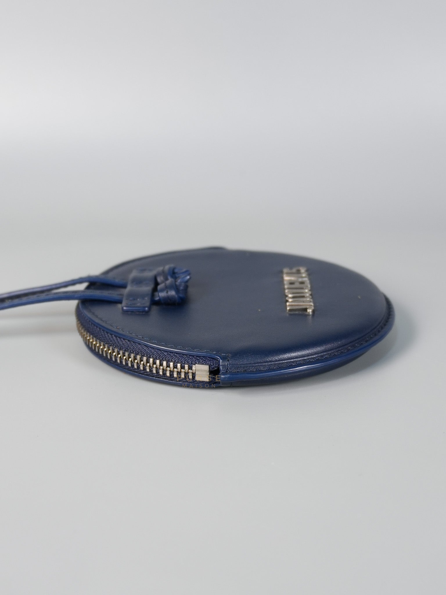 Mini Coin Purses in Navy Blue Le Pitcho Leather | Purse Maison Luxury Bags Shop