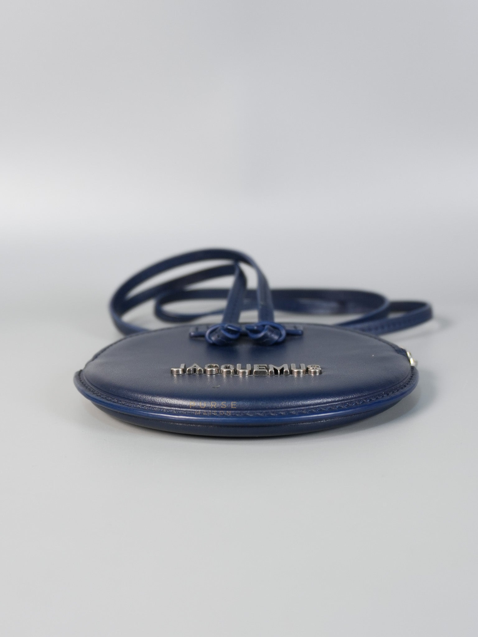 Mini Coin Purses in Navy Blue Le Pitcho Leather | Purse Maison Luxury Bags Shop