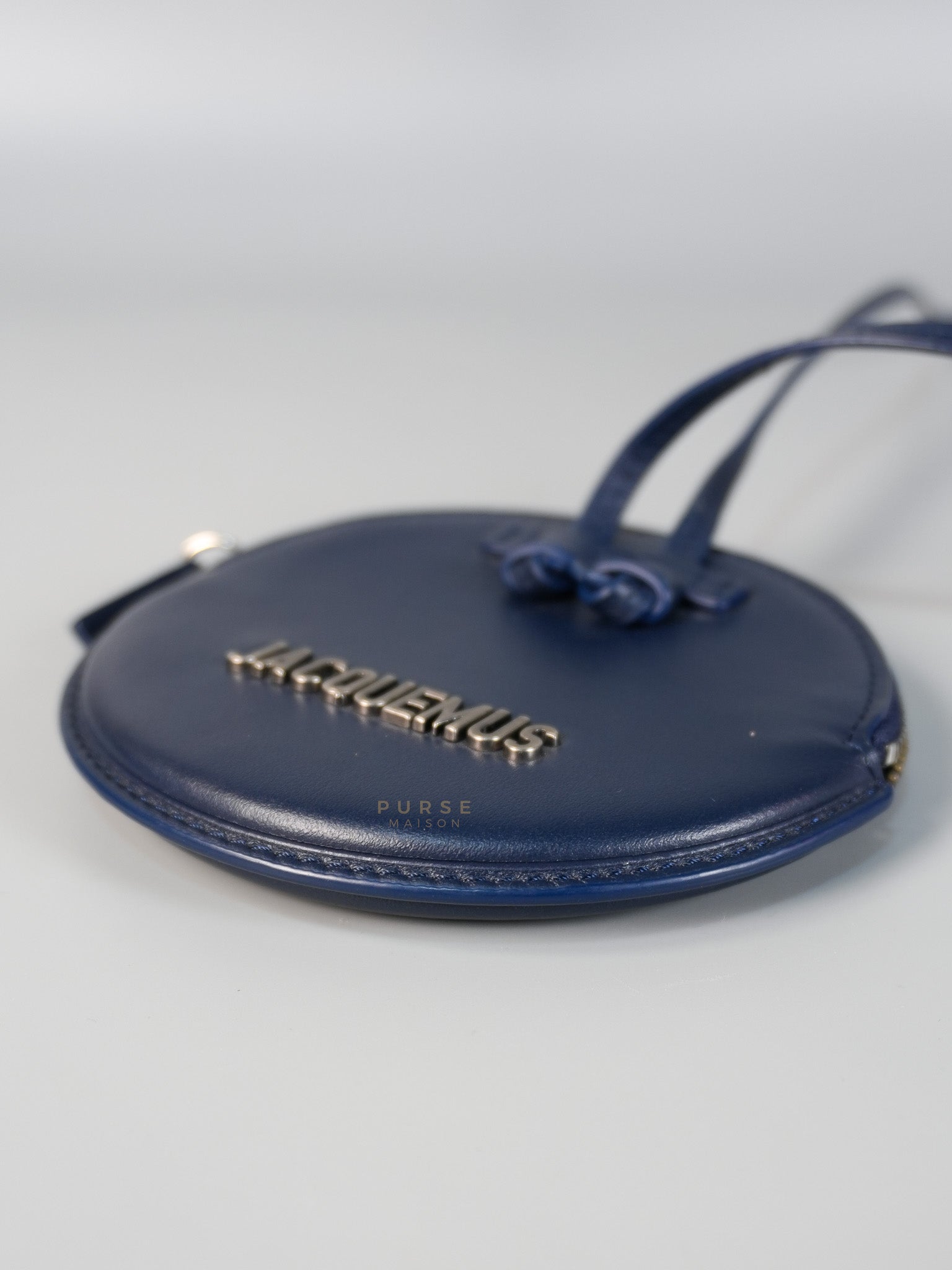 Mini Coin Purses in Navy Blue Le Pitcho Leather | Purse Maison Luxury Bags Shop