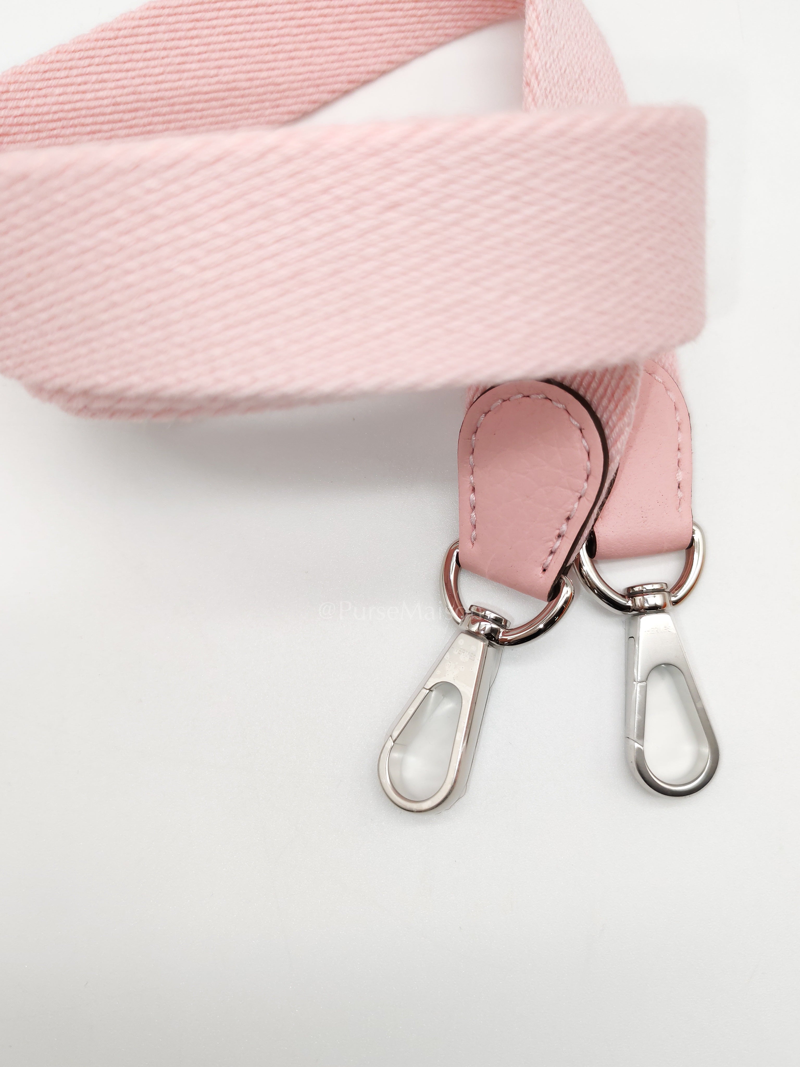 Mini Evelyne TPM in Rose Sakura Clemence Leather and Palladium Hardware Stamp K (2025) | Purse Maison Luxury Bags Shop