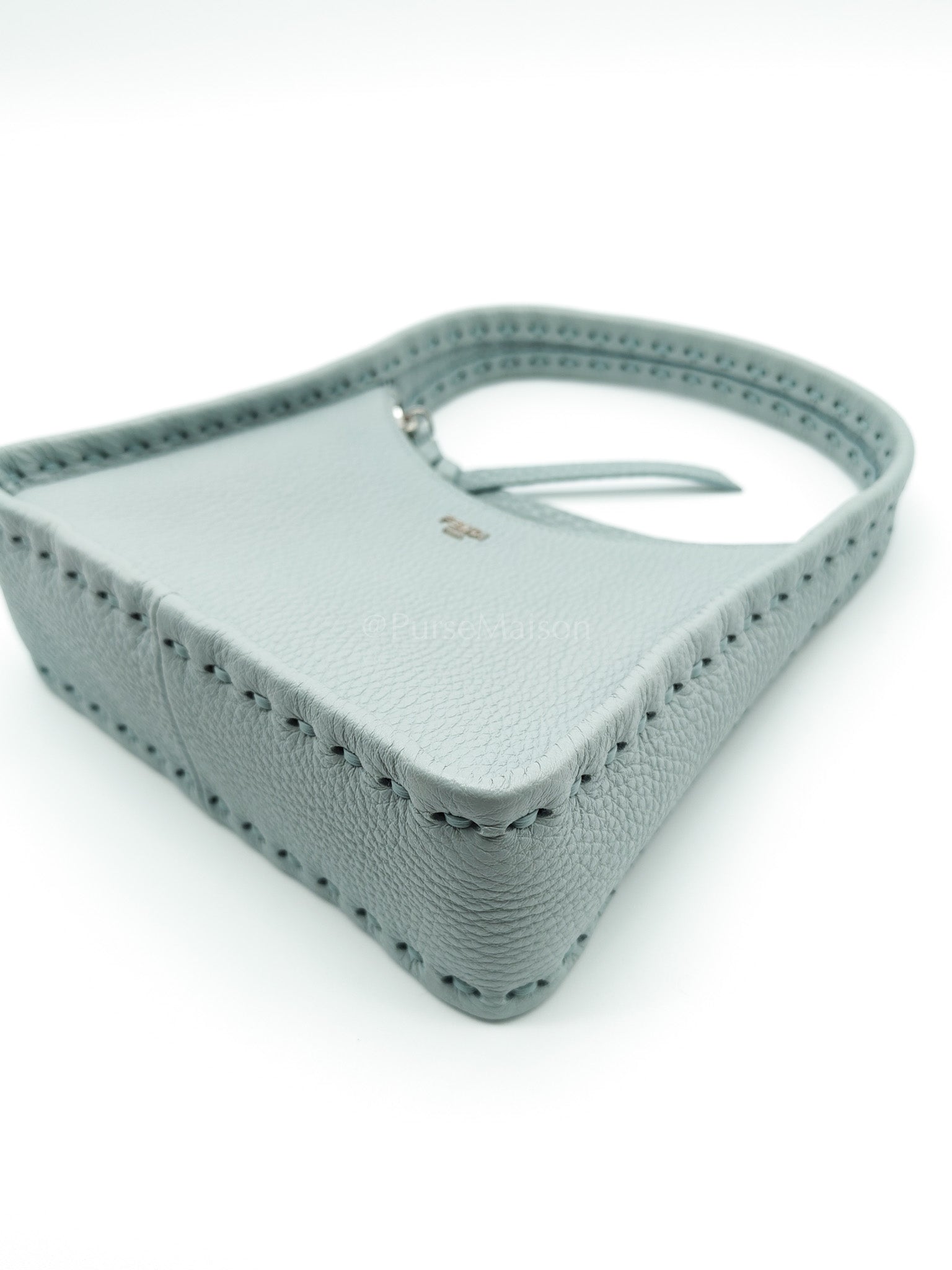 Mini Fendessence Cuoio Romano Leather in Light Blue Shoulder Bag | Purse Maison Luxury Bags Shop