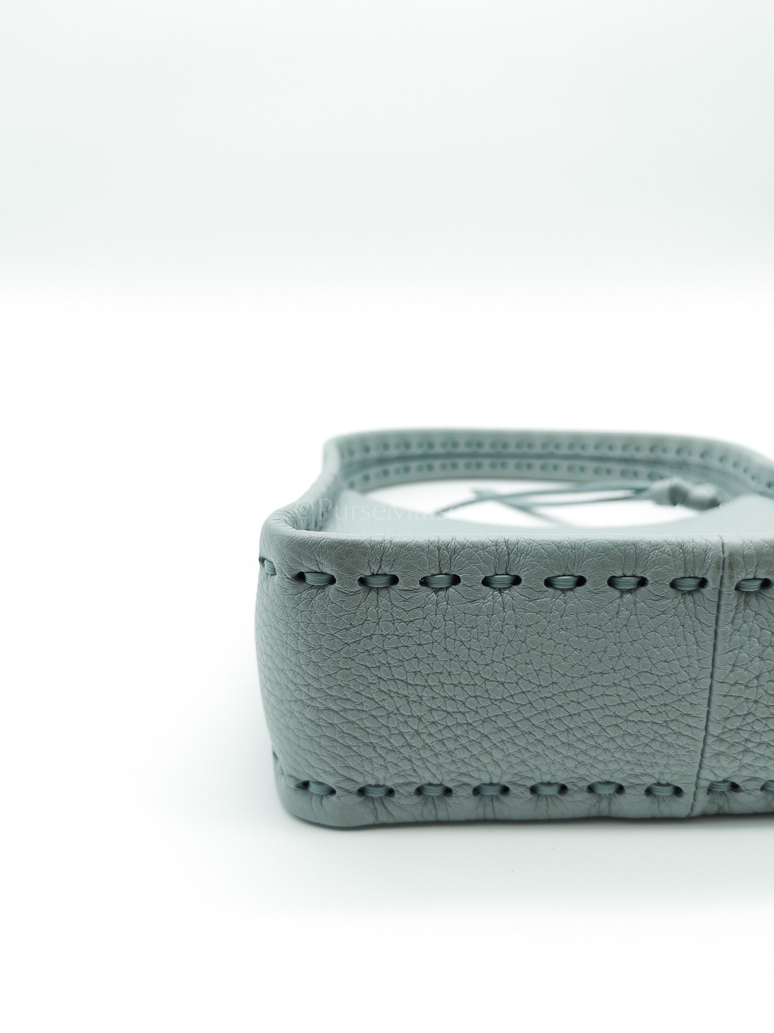 Mini Fendessence Cuoio Romano Leather in Light Blue Shoulder Bag | Purse Maison Luxury Bags Shop