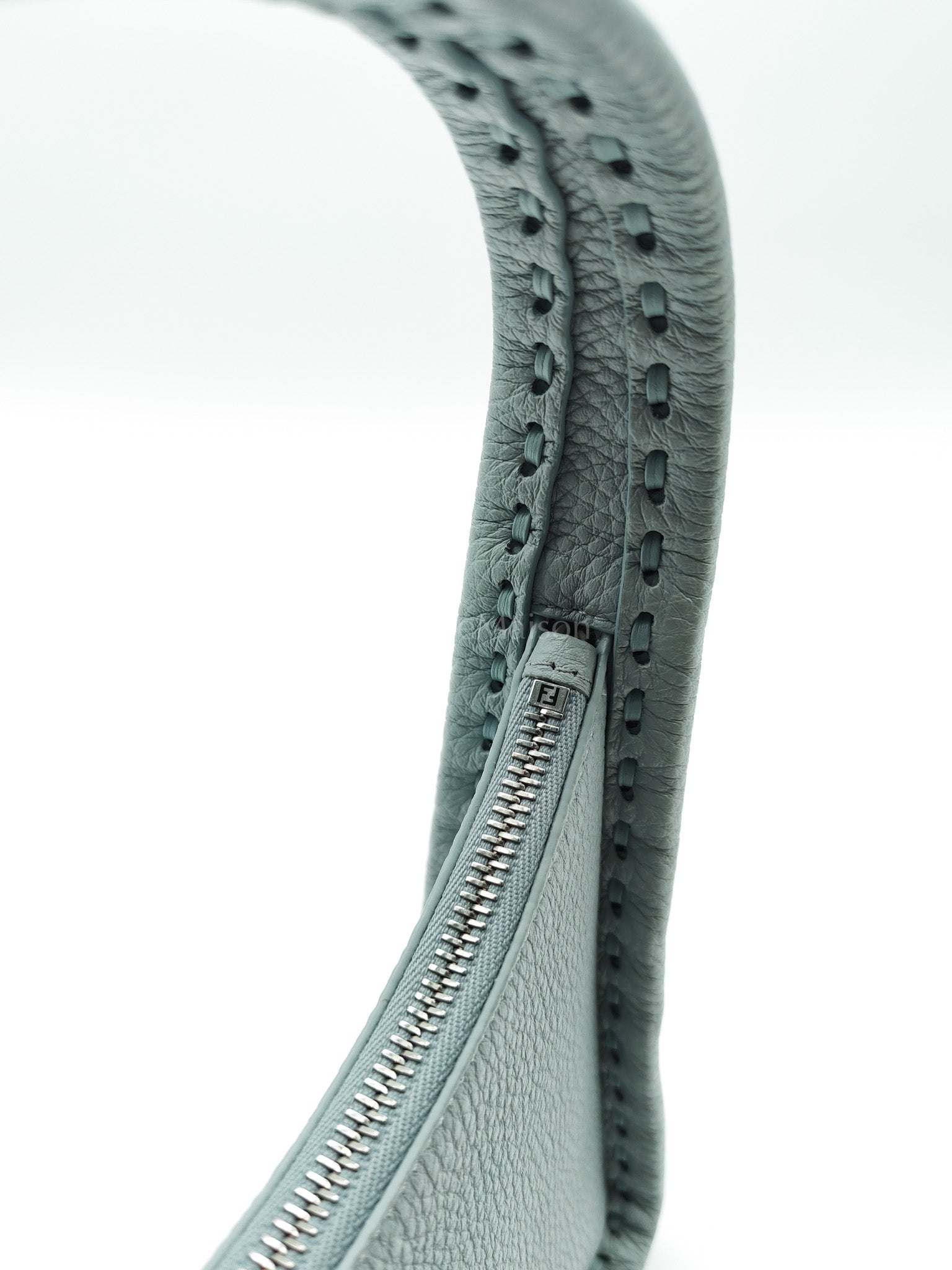 Mini Fendessence Cuoio Romano Leather in Light Blue Shoulder Bag | Purse Maison Luxury Bags Shop