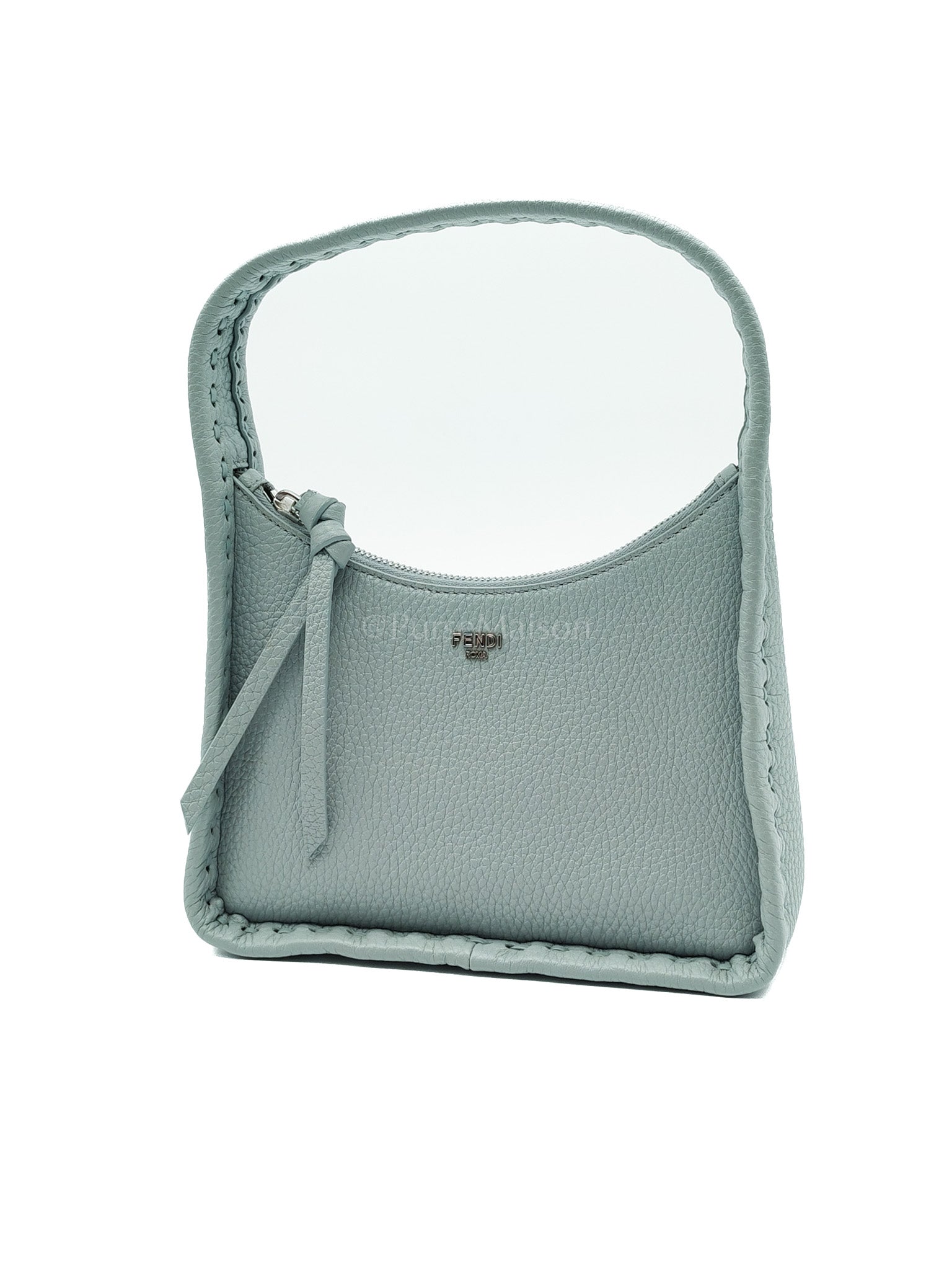 Mini Fendessence Cuoio Romano Leather in Light Blue Shoulder Bag | Purse Maison Luxury Bags Shop