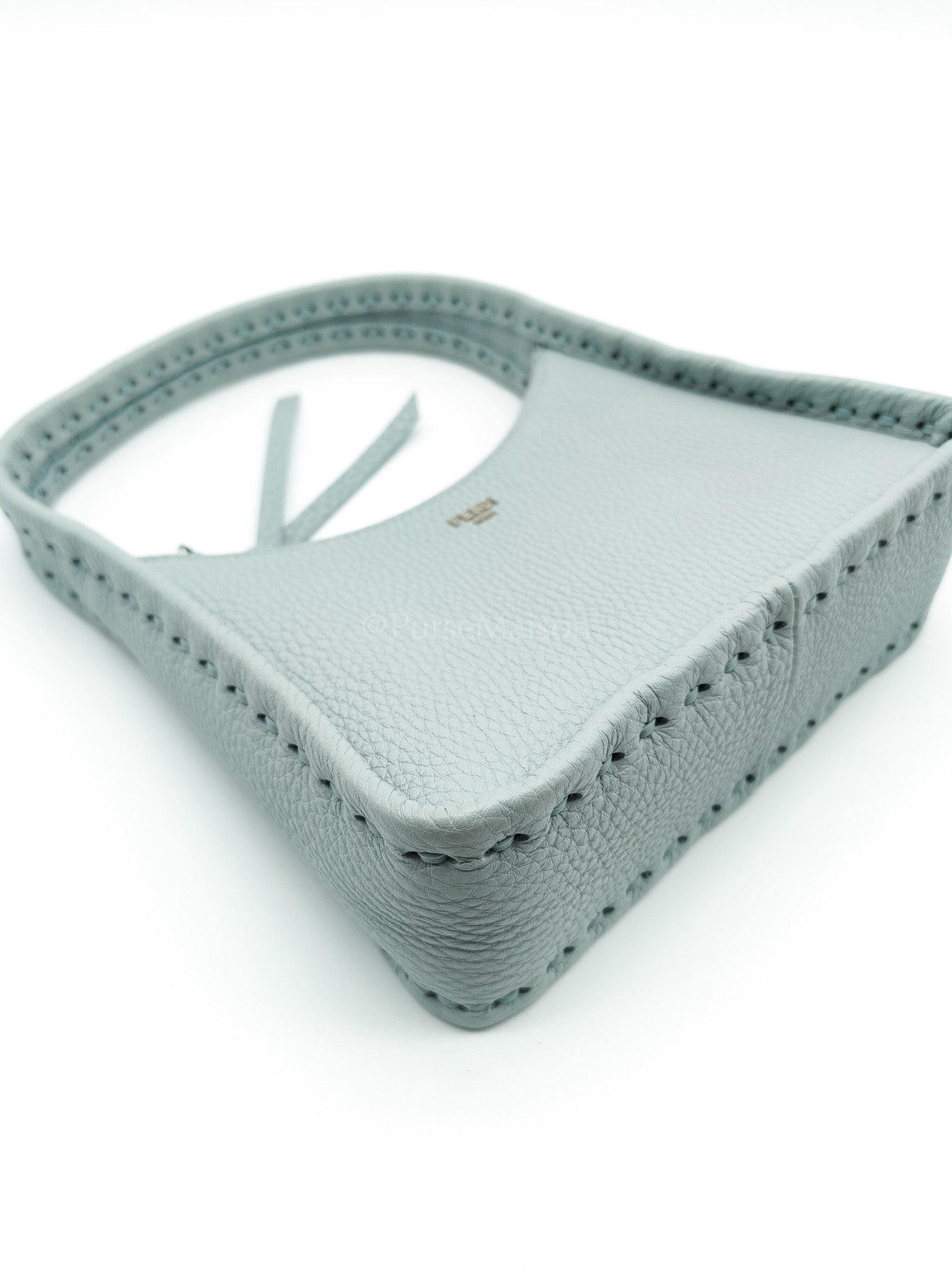 Mini Fendessence Cuoio Romano Leather in Light Blue Shoulder Bag | Purse Maison Luxury Bags Shop