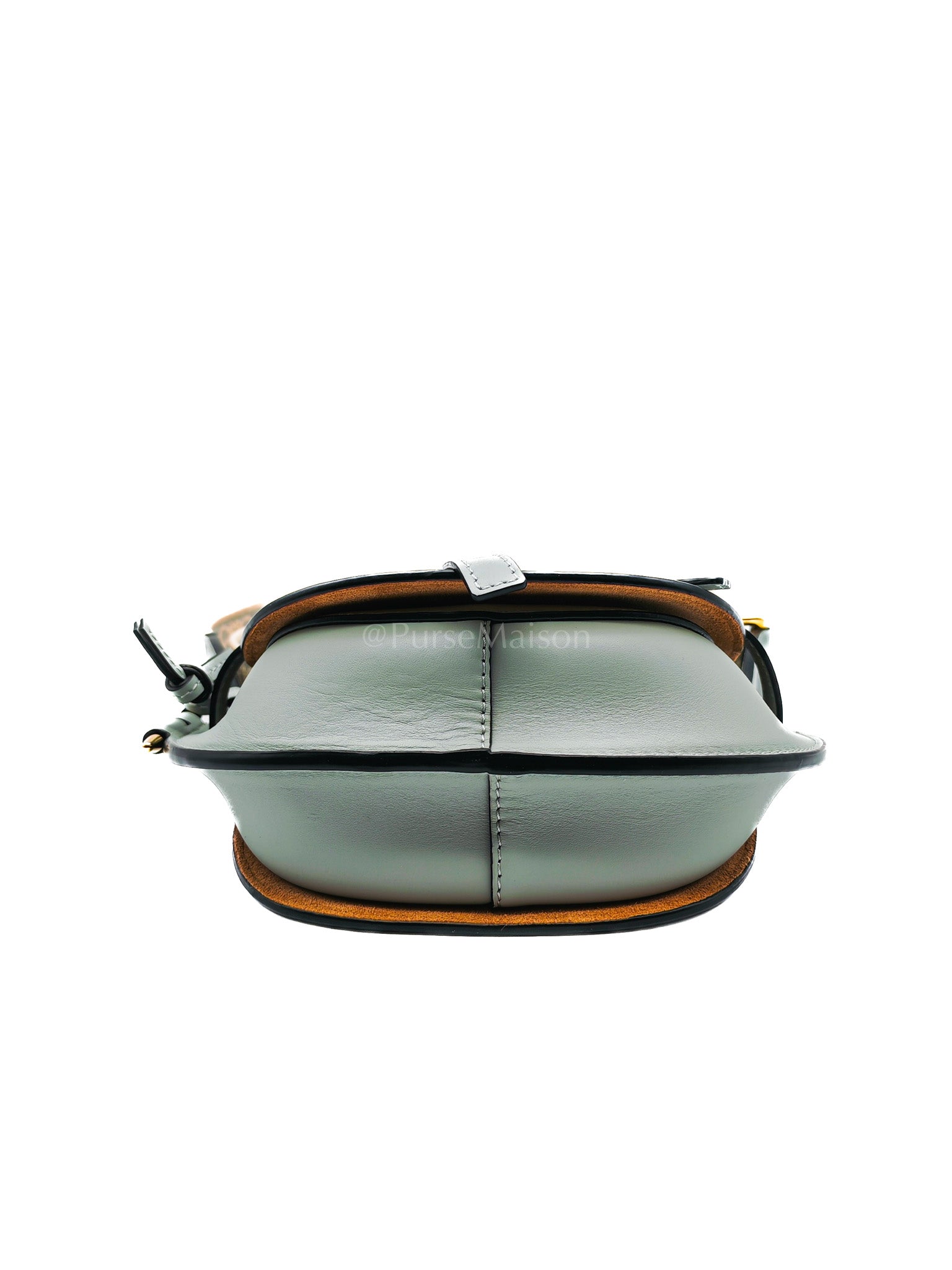 Mini Gate Ash Blue in Smooth Calfskin Leather Crossbody Bag | Purse Maison Luxury Bags Shop