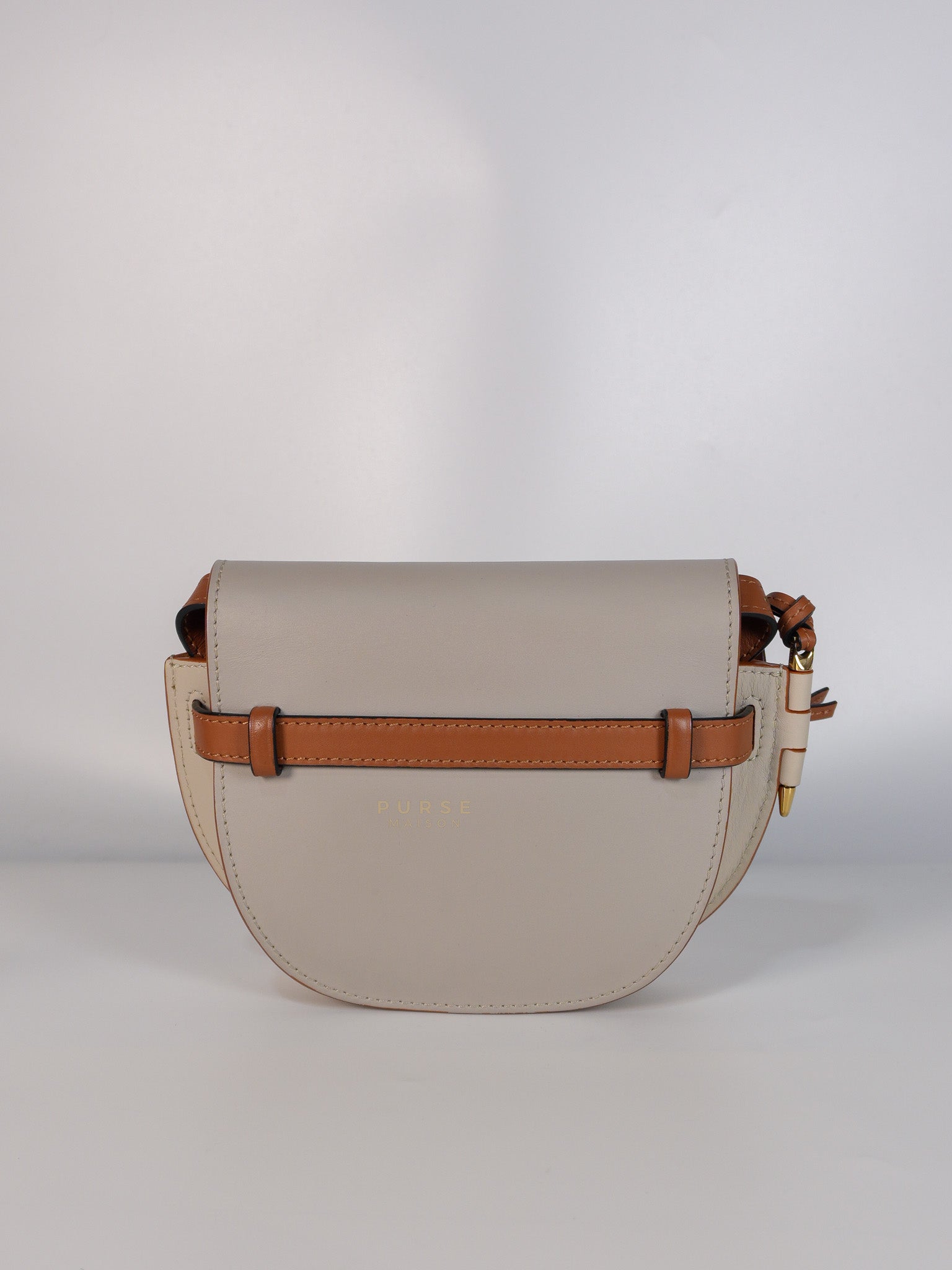 Mini Gate Bi-color in Smooth Calfskin Leather | Purse Maison Luxury Bags Shop