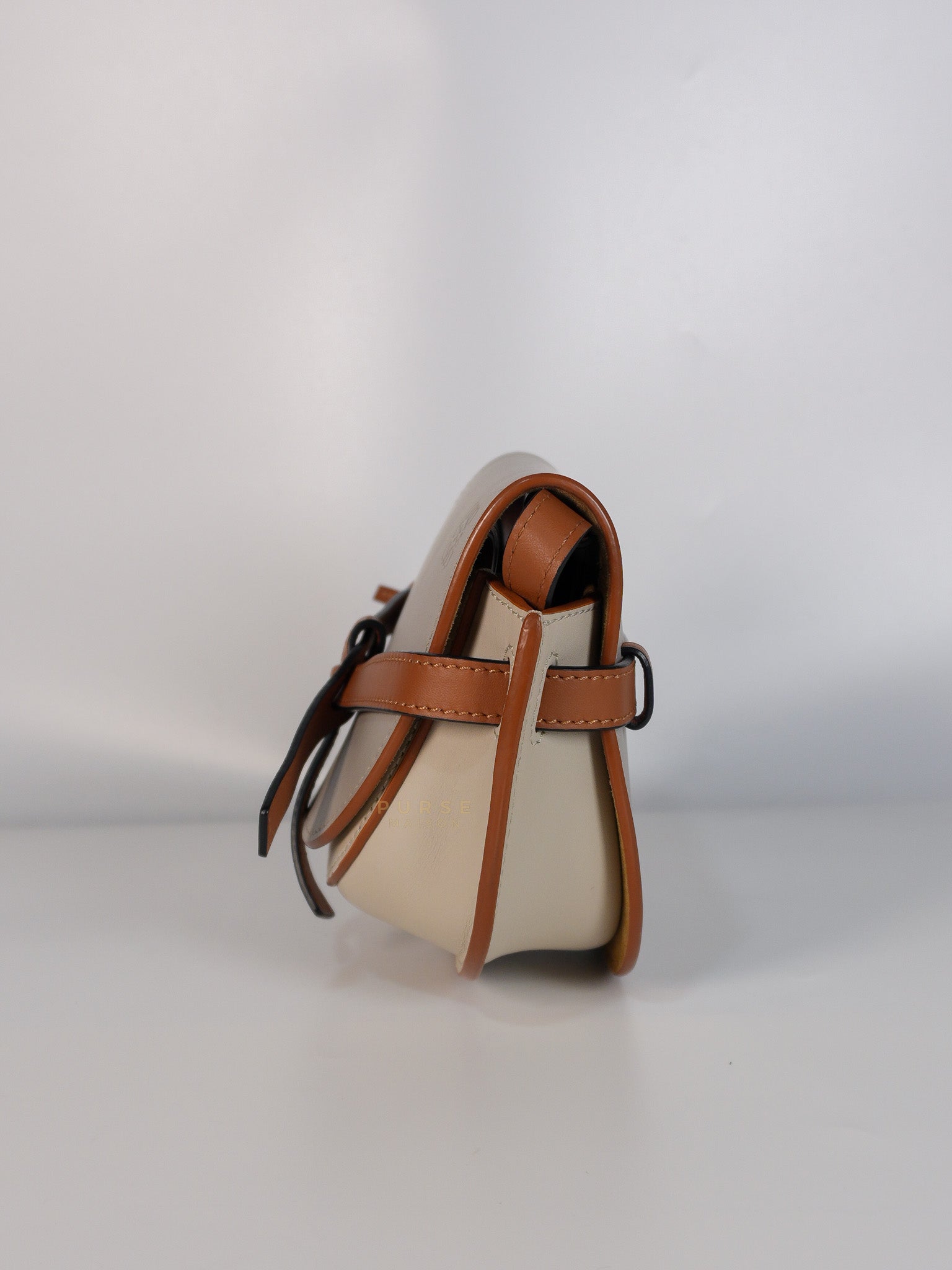 Mini Gate Bi-color in Smooth Calfskin Leather | Purse Maison Luxury Bags Shop