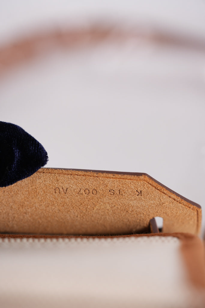 Mini Herbag Beige Ecru Fauve and Palladium Hardware Stamp K (2025) | Purse Maison Luxury Bags Shop