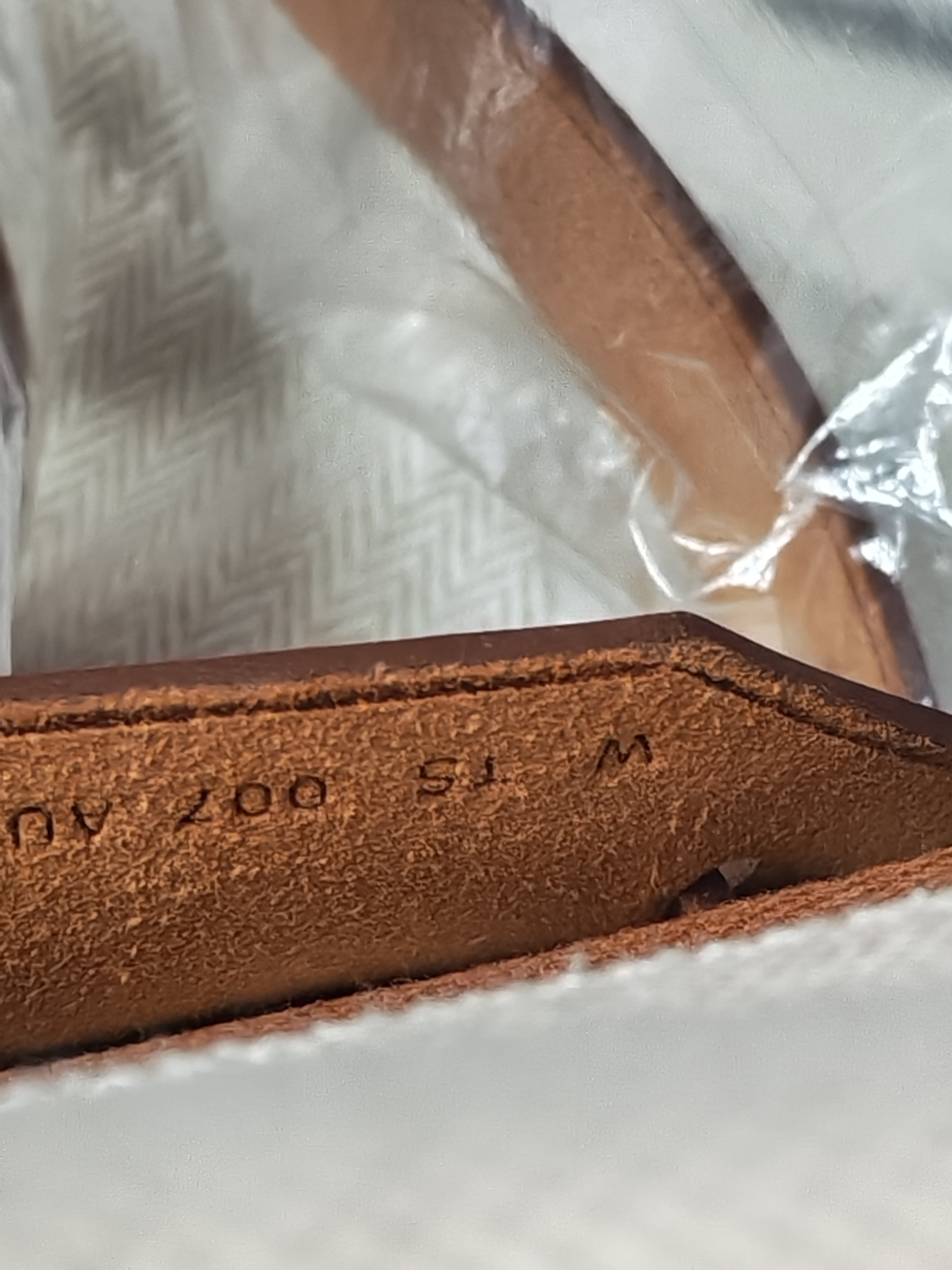 Mini Herbag Beige Leather Canvas and Palladium Hardware Stamp W (2024) | Purse Maison Luxury Bags Shop