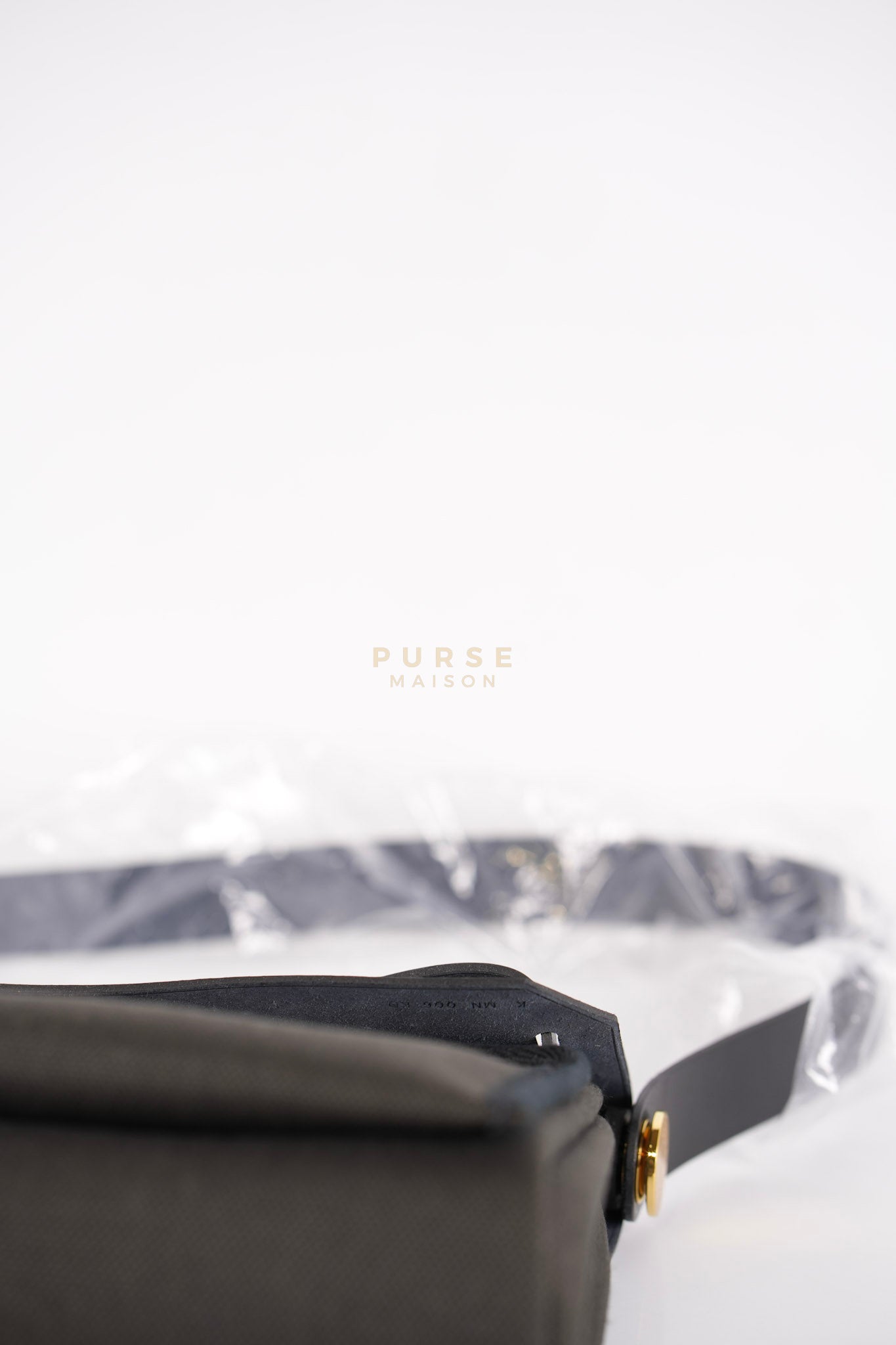 Mini Herbag Zip 20 in Black (Noir) Dark Bronze Canvas Gold Hardware Stamp K (2025) | Purse Maison Luxury Bags Shop