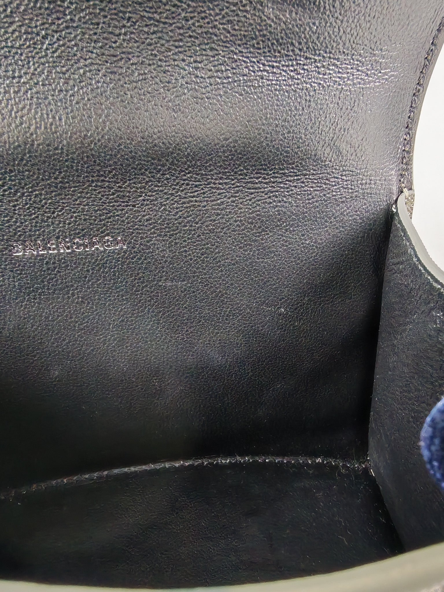 Mini Hourglass in Glitter Silver Shoulder Bag | Purse Maison Luxury Bags Shop