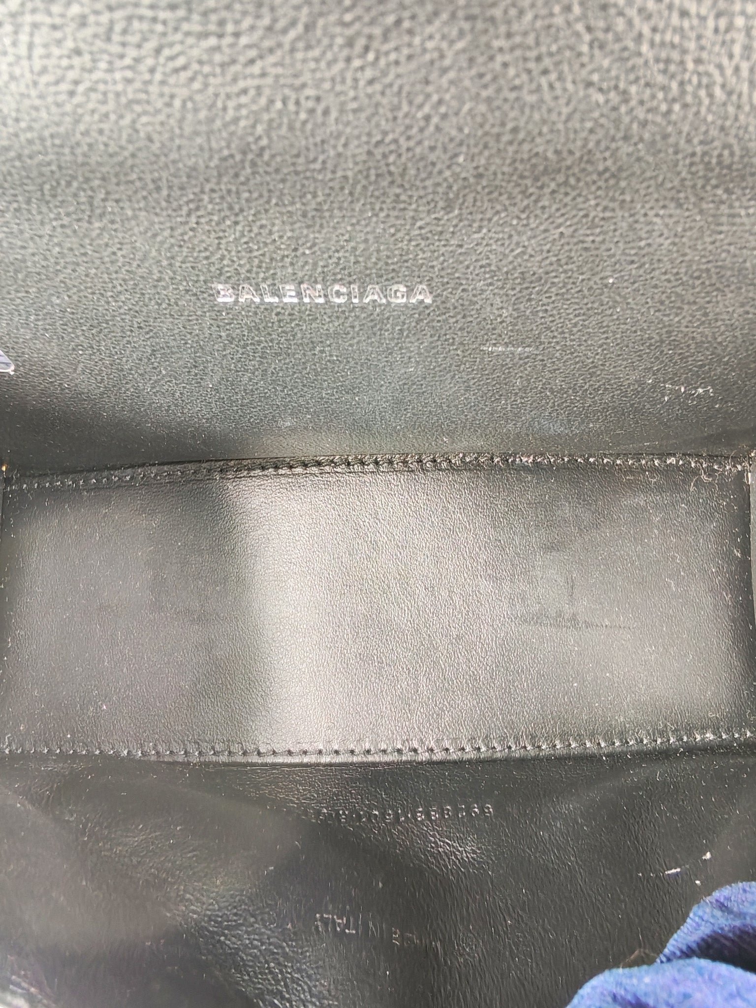 Mini Hourglass in Glitter Silver Shoulder Bag | Purse Maison Luxury Bags Shop