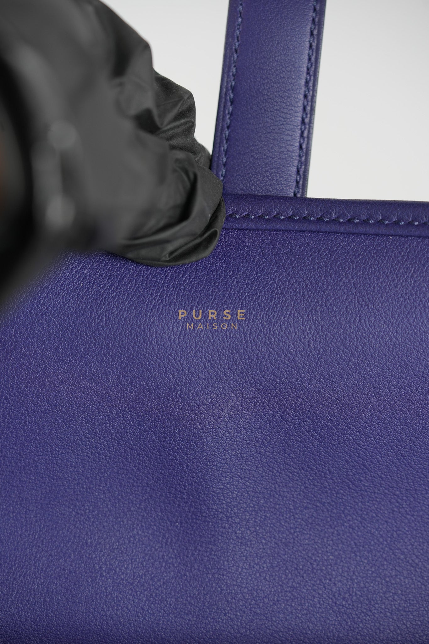 Mini Jige Duo Wallet in Iris Evercolor Leather | Purse Maison Luxury Bags Shop