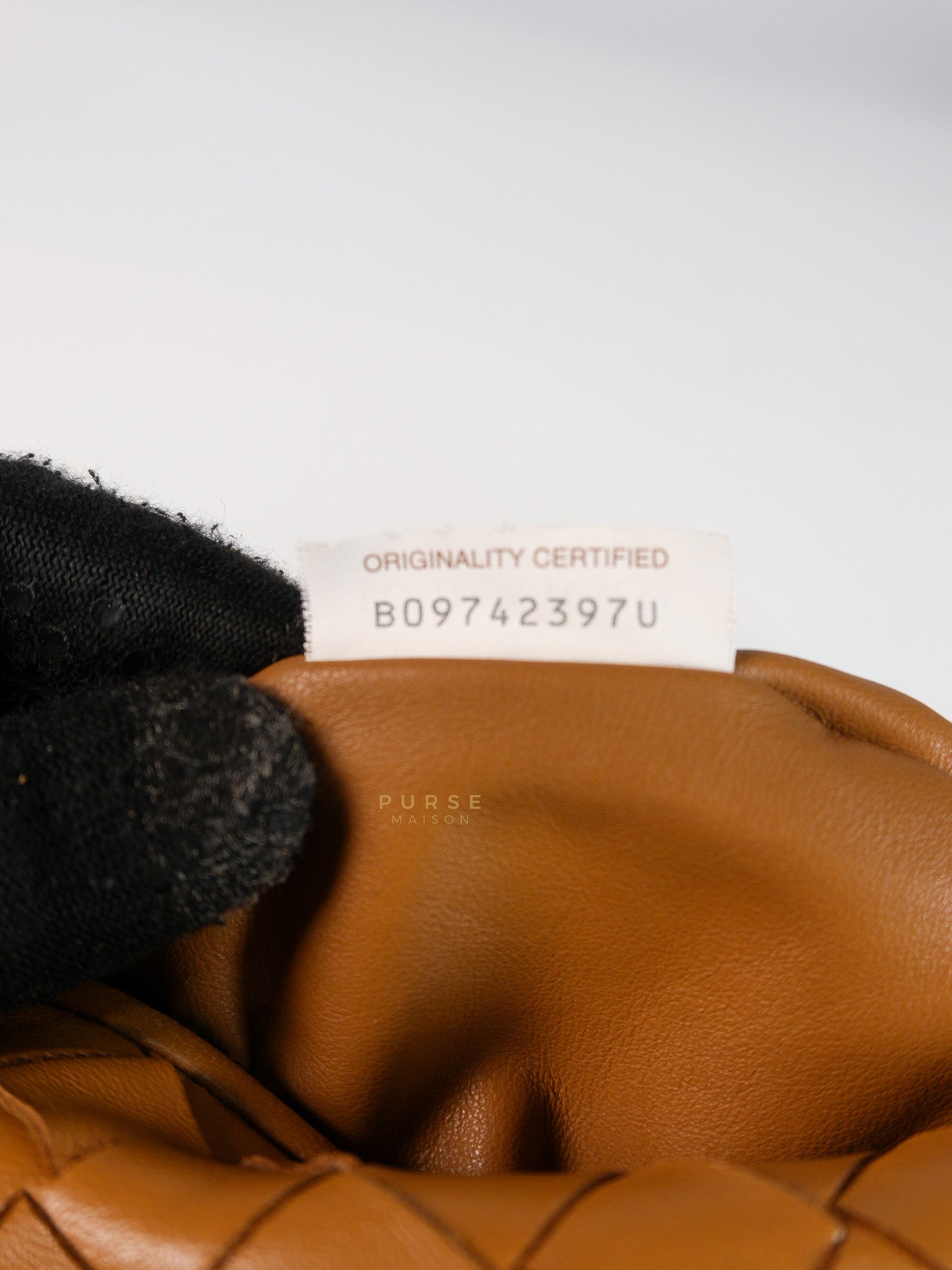 Mini Jodie Caramel in Nappa Intrecciato Leather Handbag | Purse Maison Luxury Bags Shop