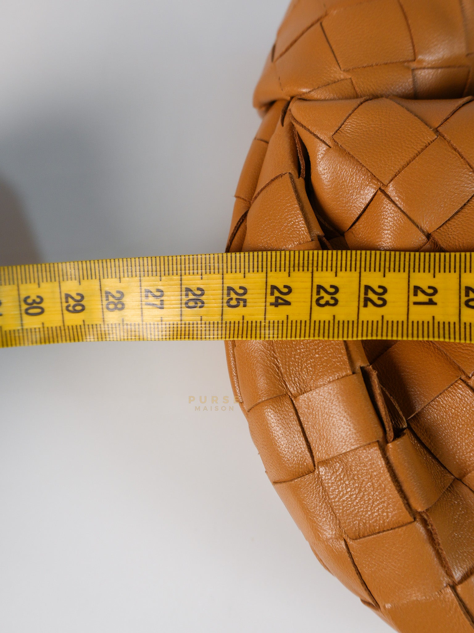 Mini Jodie Caramel in Nappa Intrecciato Leather Handbag | Purse Maison Luxury Bags Shop