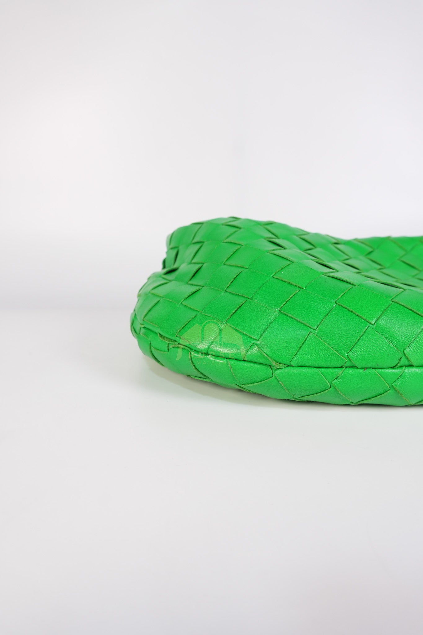 Mini Jodie in Green Nappa Intrecciato Leather & Gold Hardware | Purse Maison Luxury Bags Shop