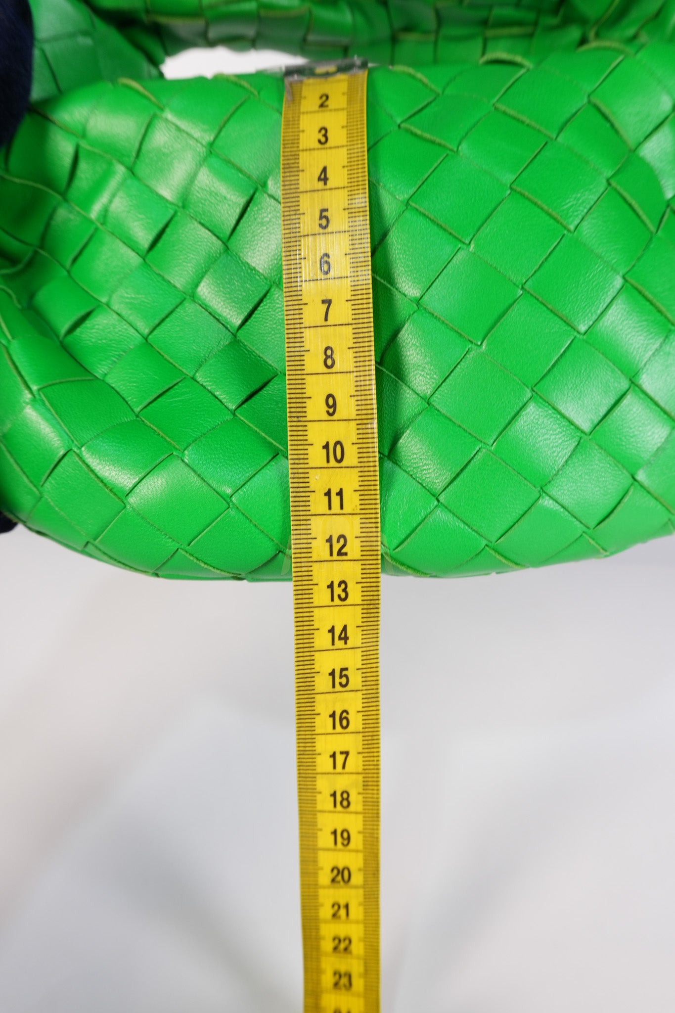 Mini Jodie in Green Nappa Intrecciato Leather & Gold Hardware | Purse Maison Luxury Bags Shop