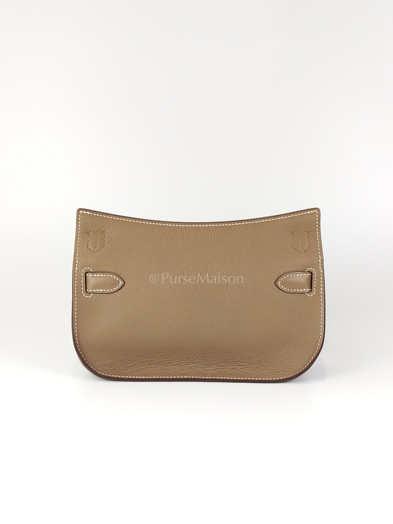 Mini Jypsiere Etoupe in Evercolor Leather and Palladium Hardware Stamp B (2023) | Purse Maison Luxury Bags Shop