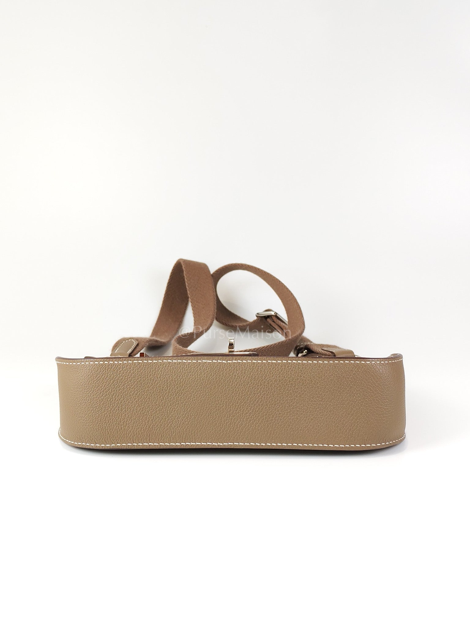 Mini Jypsiere Etoupe in Evercolor Leather and Palladium Hardware Stamp B (2023) | Purse Maison Luxury Bags Shop