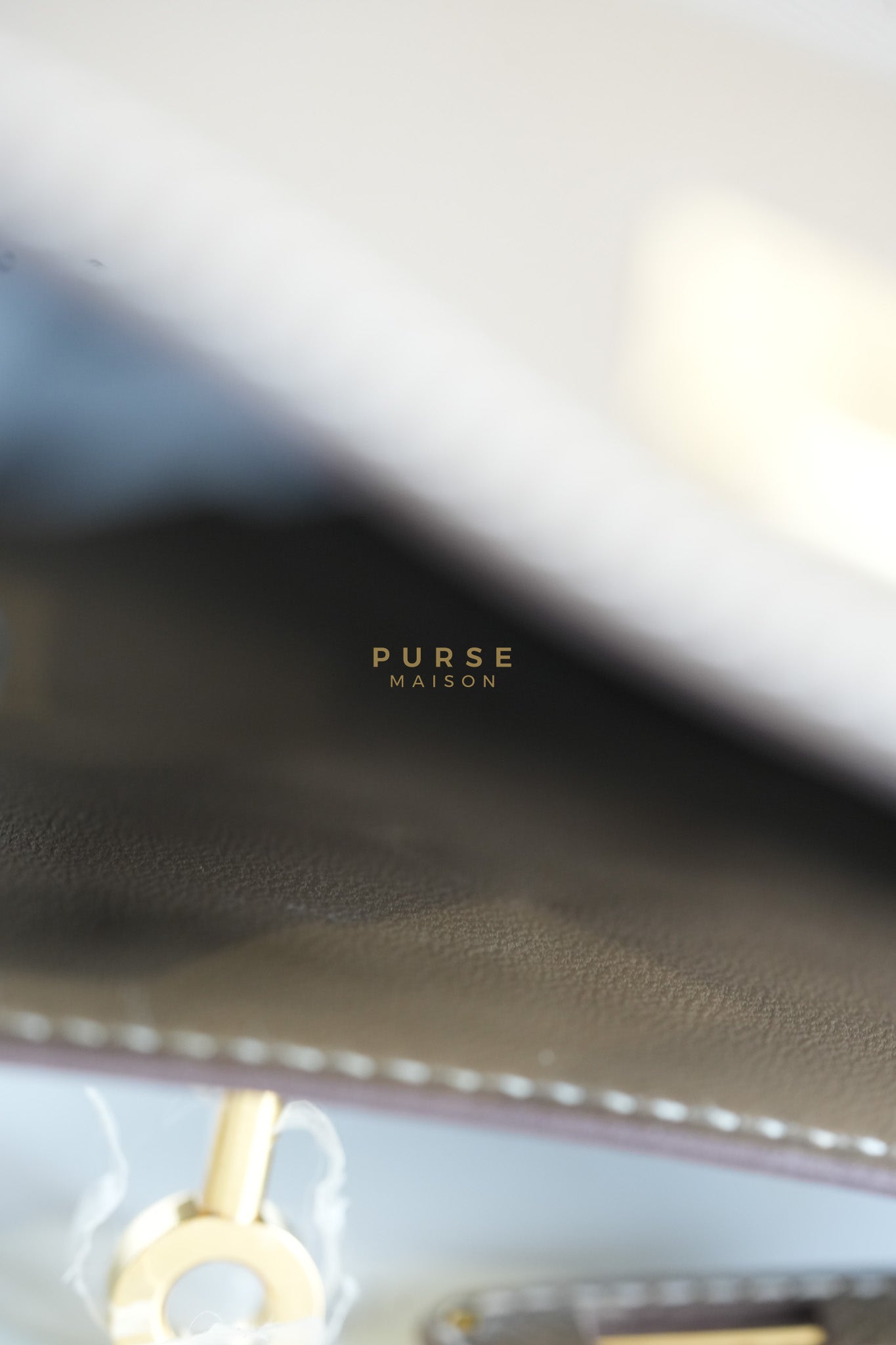 Mini Kelly in Etoupe Epsom Leather & Gold Hardware Stamp K (2025) | Purse Maison Luxury Bags Shop