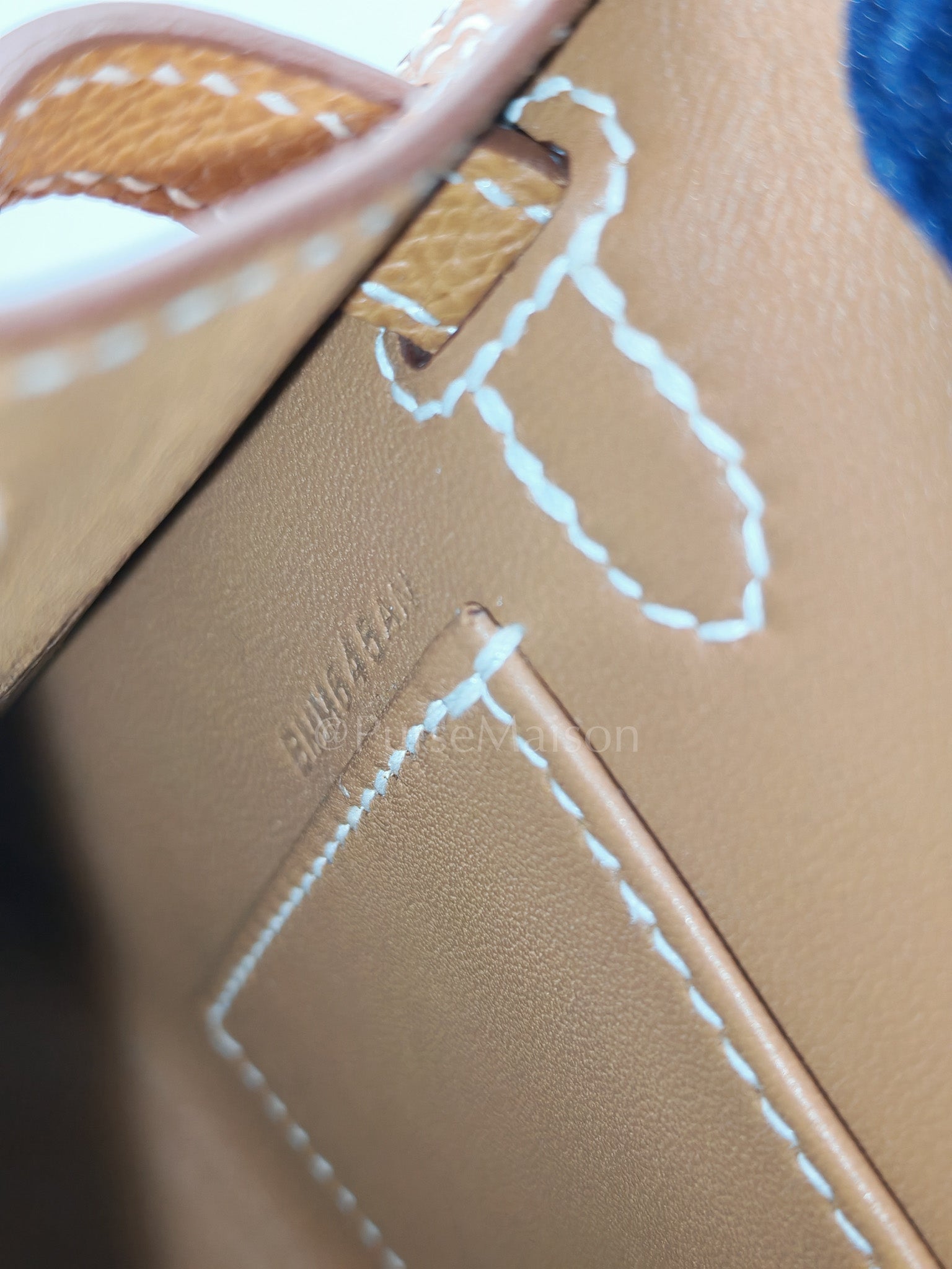 Mini Kelly in Gold Epsom Leather & Gold Hardware Stamp B (2023) | Purse Maison Luxury Bags Shop
