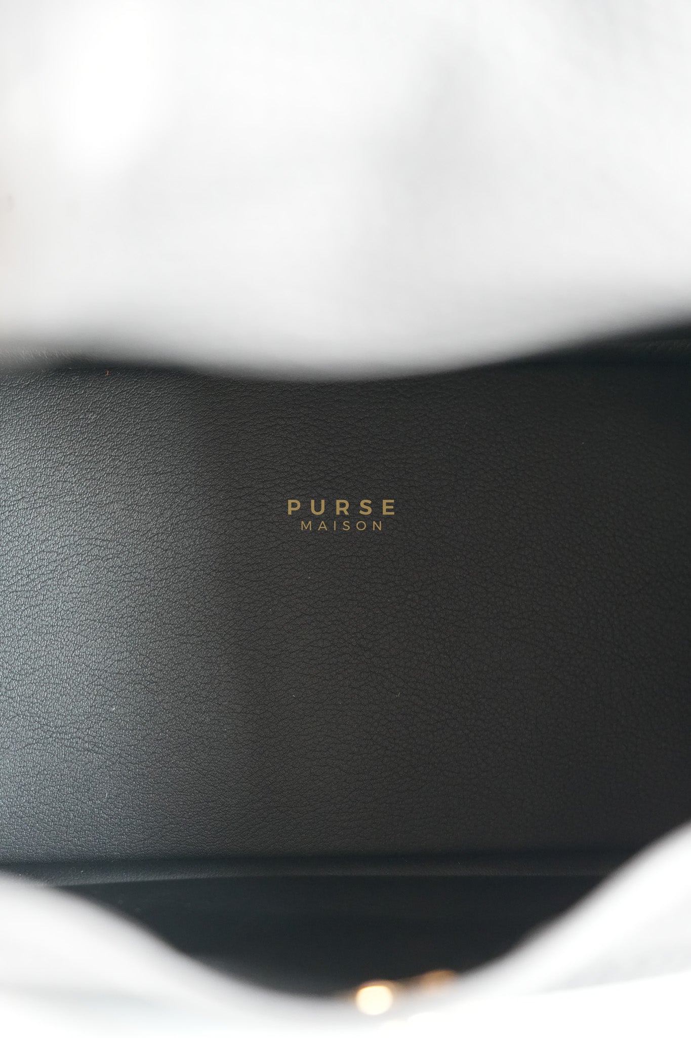 Mini Lindy 2 Black Clemence Leather in Gold Hardware Stamp K (2025) | Purse Maison Luxury Bags Shop