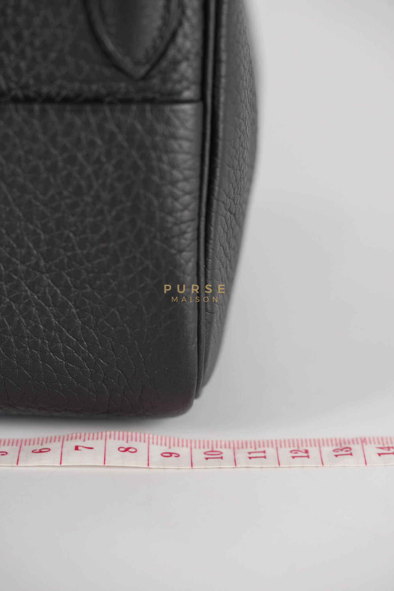 Mini Lindy 2 Black Clemence Leather in Gold Hardware Stamp K (2025) | Purse Maison Luxury Bags Shop
