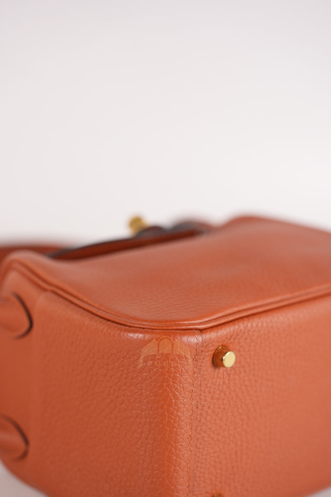 Mini Lindy Cuivre in Clemence Leather and Gold Hardware Stamp Z (2021) | Purse Maison Luxury Bags Shop