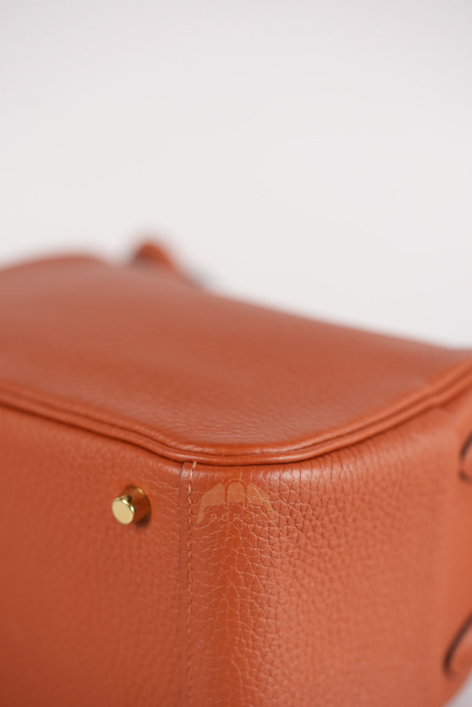 Mini Lindy Cuivre in Clemence Leather and Gold Hardware Stamp Z (2021) | Purse Maison Luxury Bags Shop