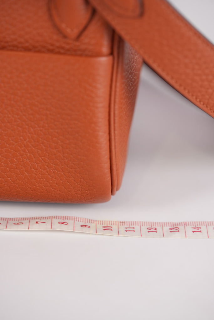 Mini Lindy Cuivre in Clemence Leather and Gold Hardware Stamp Z (2021) | Purse Maison Luxury Bags Shop