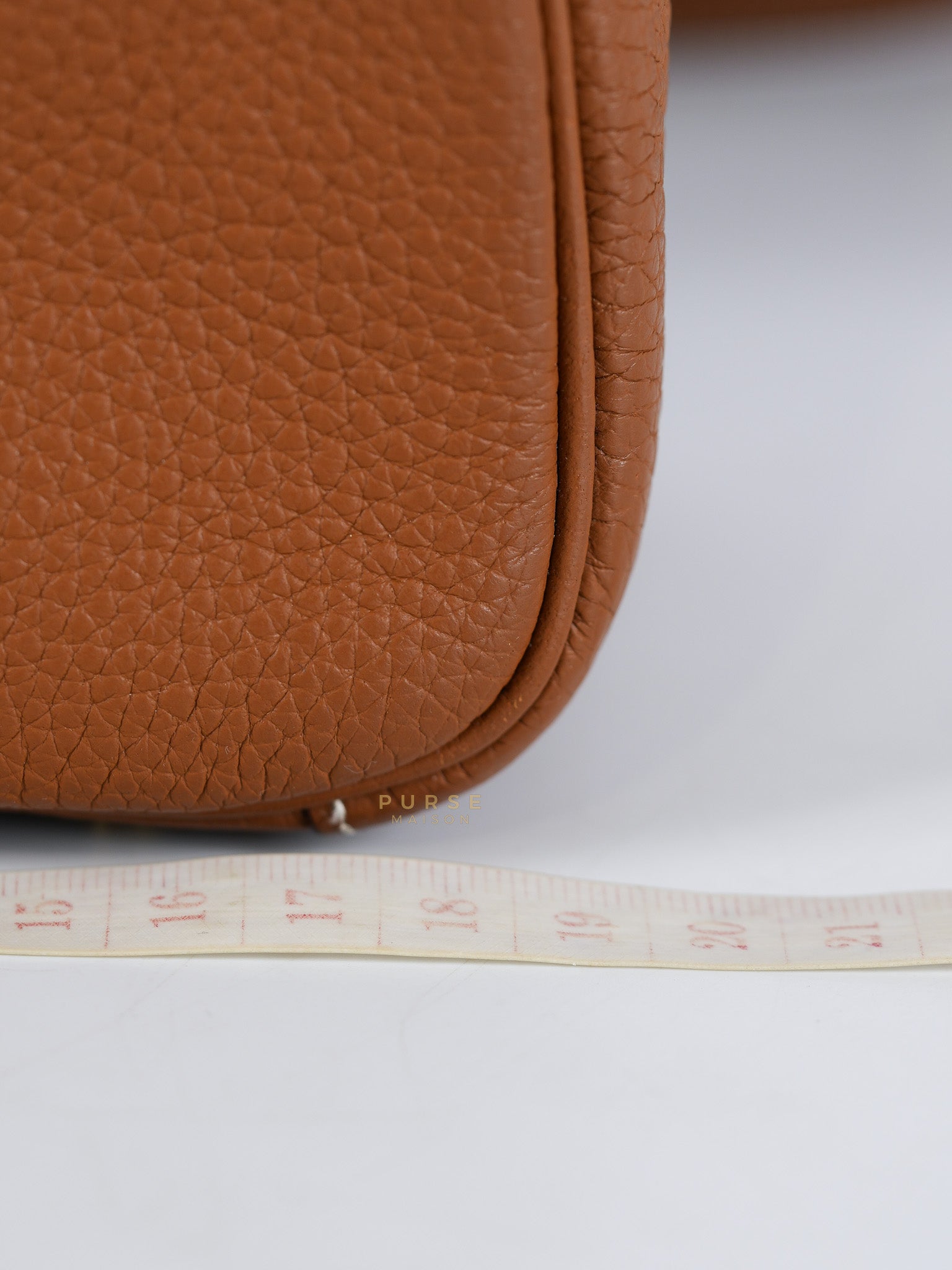 Mini Lindy Bag Gold Clemence Leather in Gold Hardware Stamp Z (2021) | Purse Maison Luxury Bags Shop