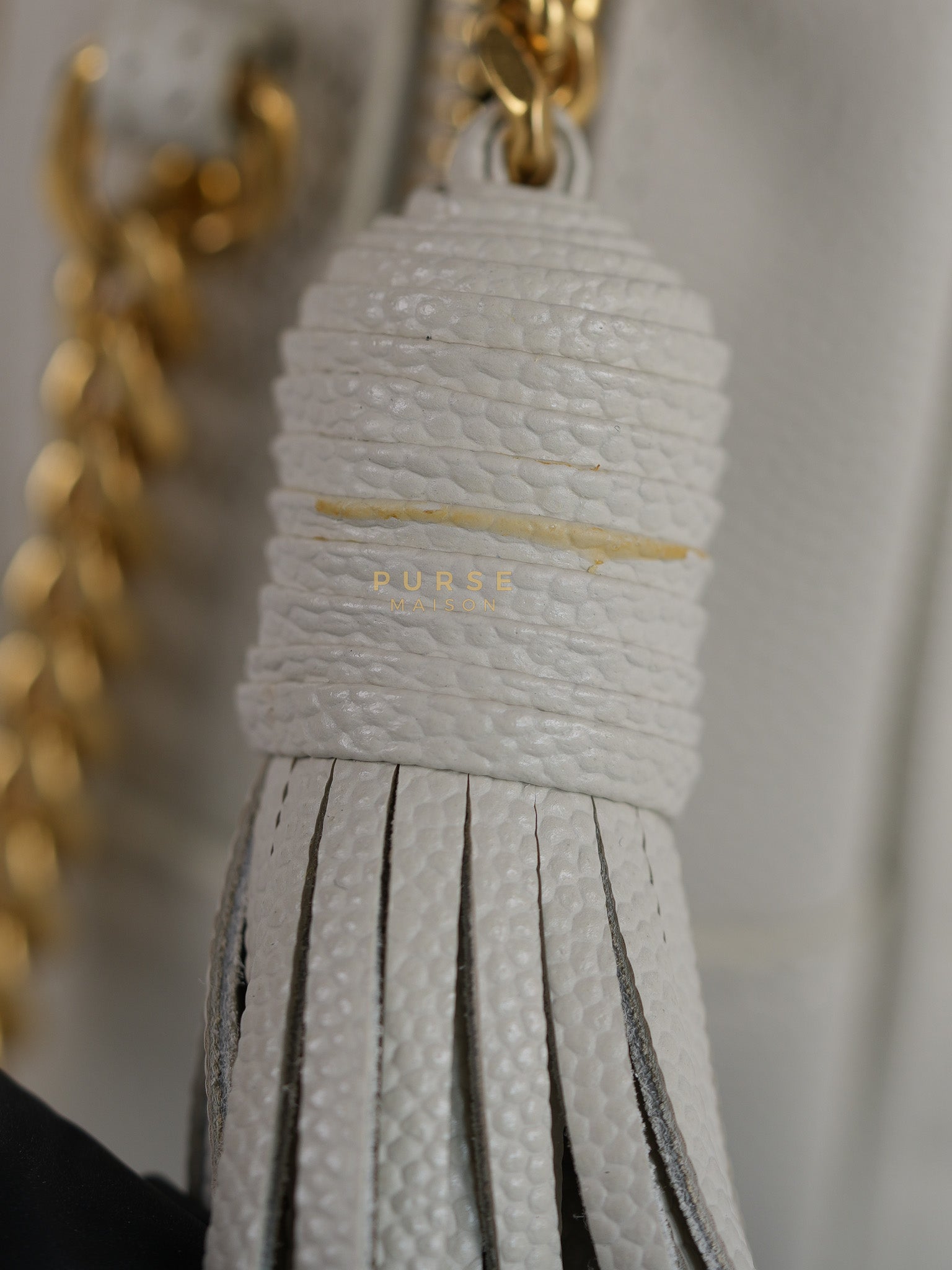 Mini Lou Camera Bag in Crema Soft Quilted Leather & Gold Hardware | Purse Maison Luxury Bags Shop