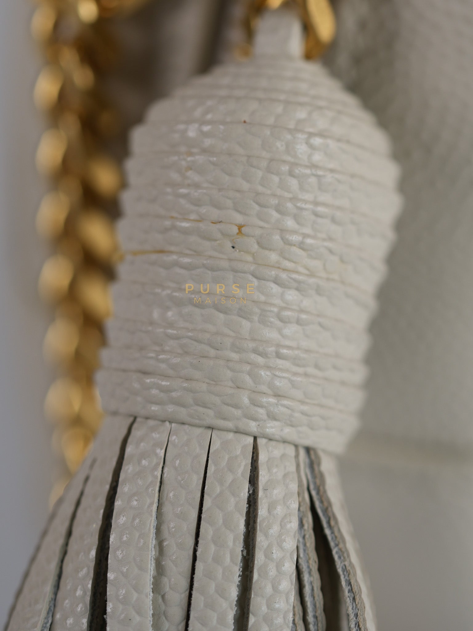 Mini Lou Camera Bag in Crema Soft Quilted Leather & Gold Hardware | Purse Maison Luxury Bags Shop