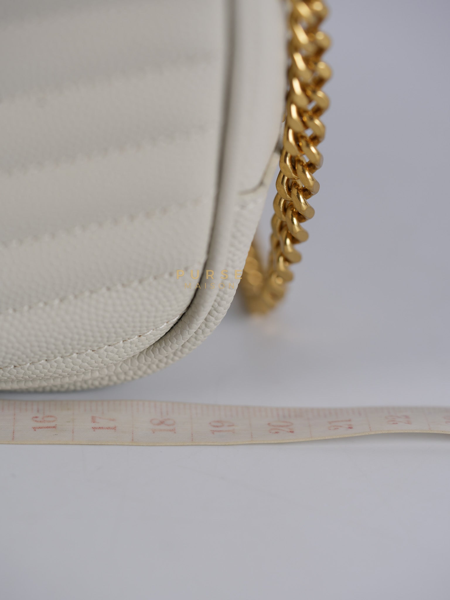 Mini Lou Camera Bag in Crema Soft Quilted Leather & Gold Hardware | Purse Maison Luxury Bags Shop