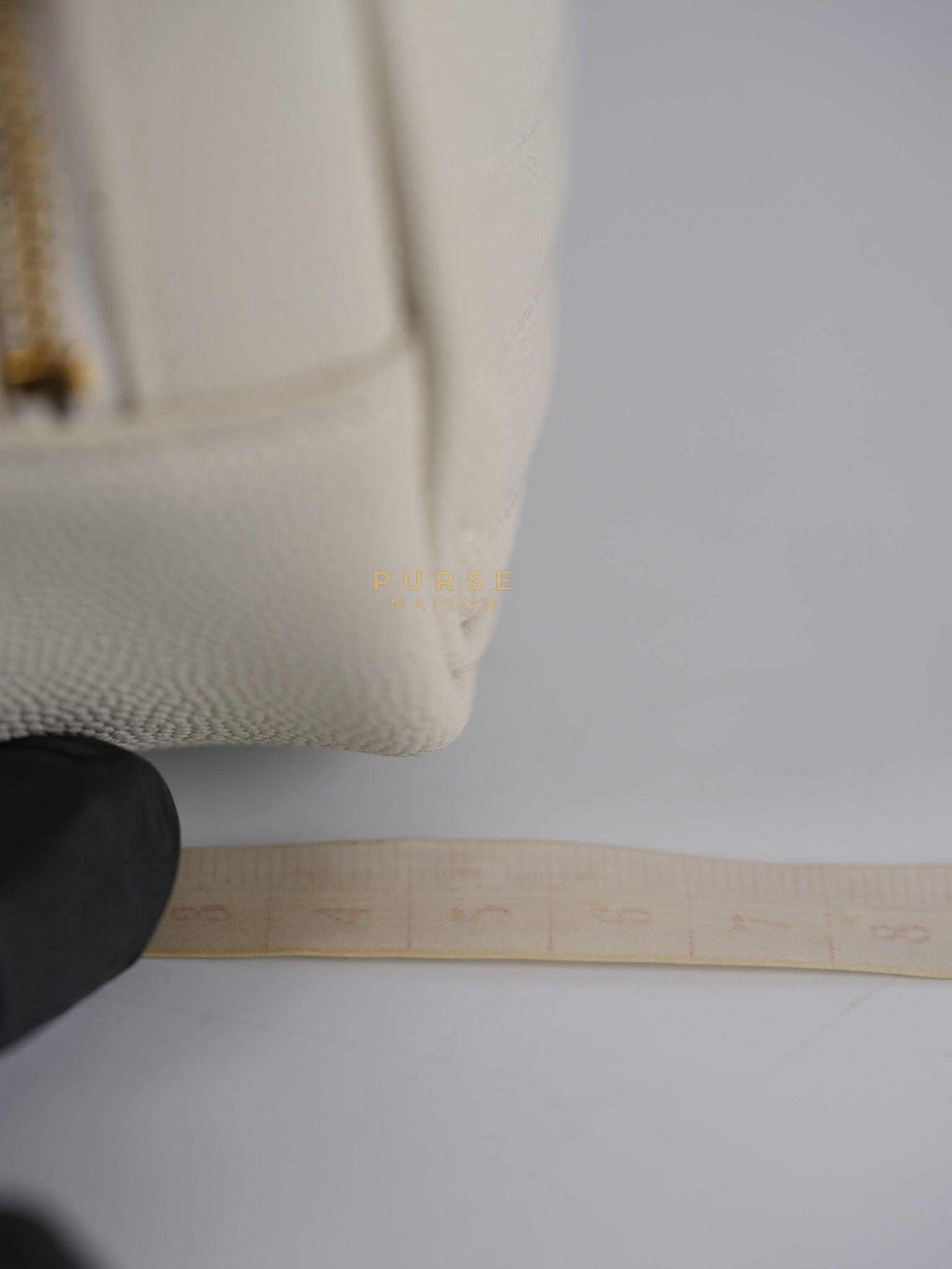 Mini Lou Camera Bag in Crema Soft Quilted Leather & Gold Hardware | Purse Maison Luxury Bags Shop